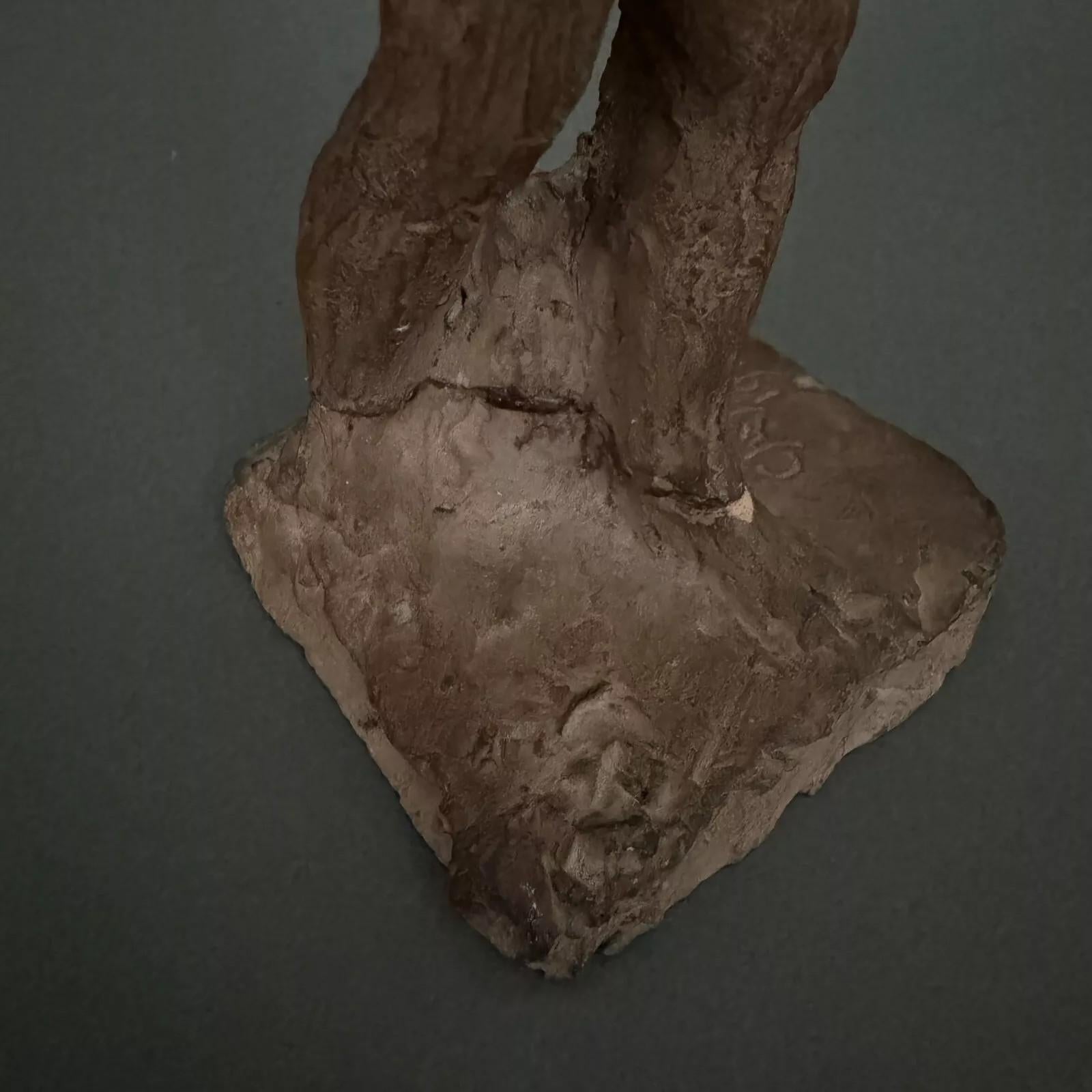 20ième siècle Studio plaster by Charles Filleul – Classical-style male figure. en vente