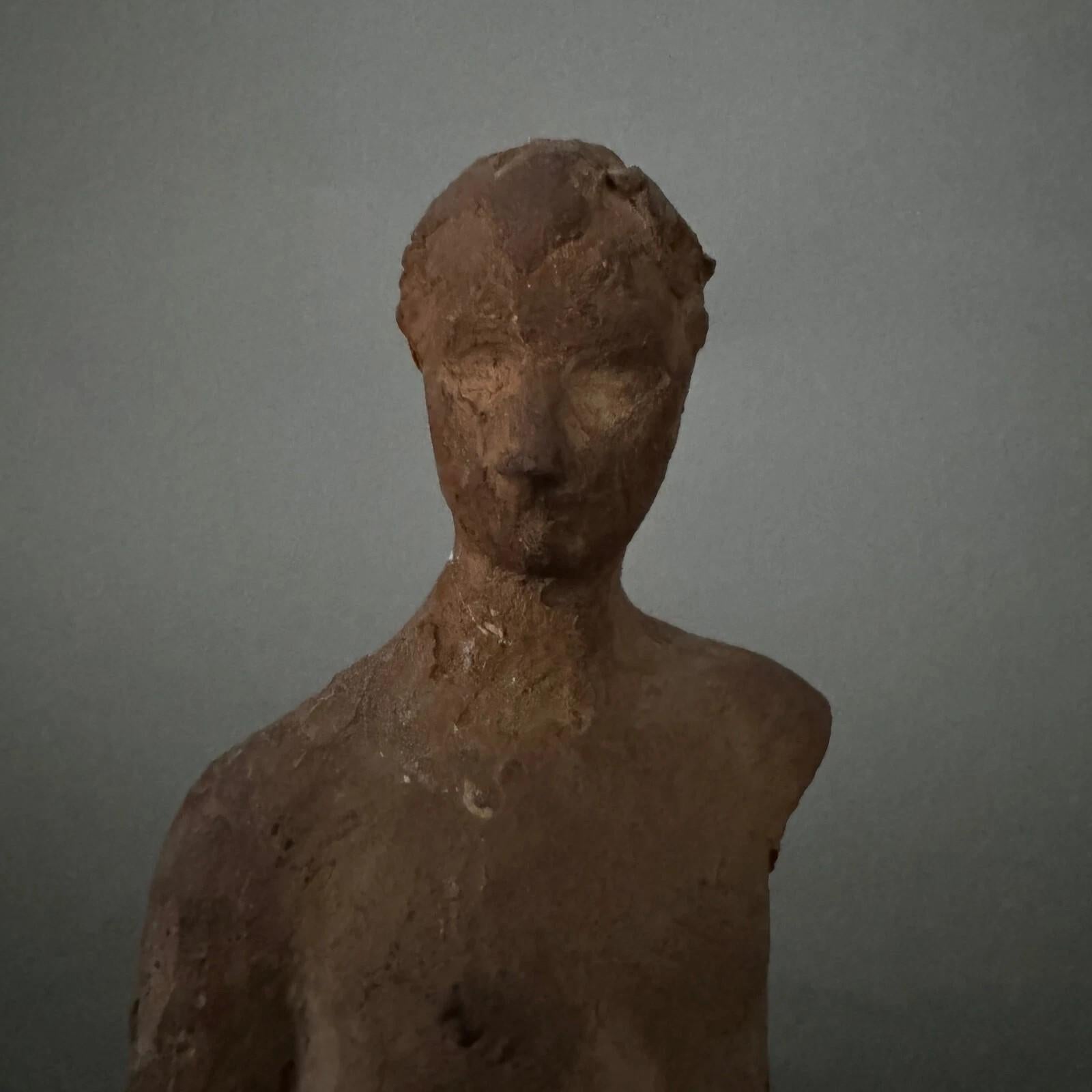 Plâtre Studio plaster by Charles Filleul – Classical-style male figure. en vente