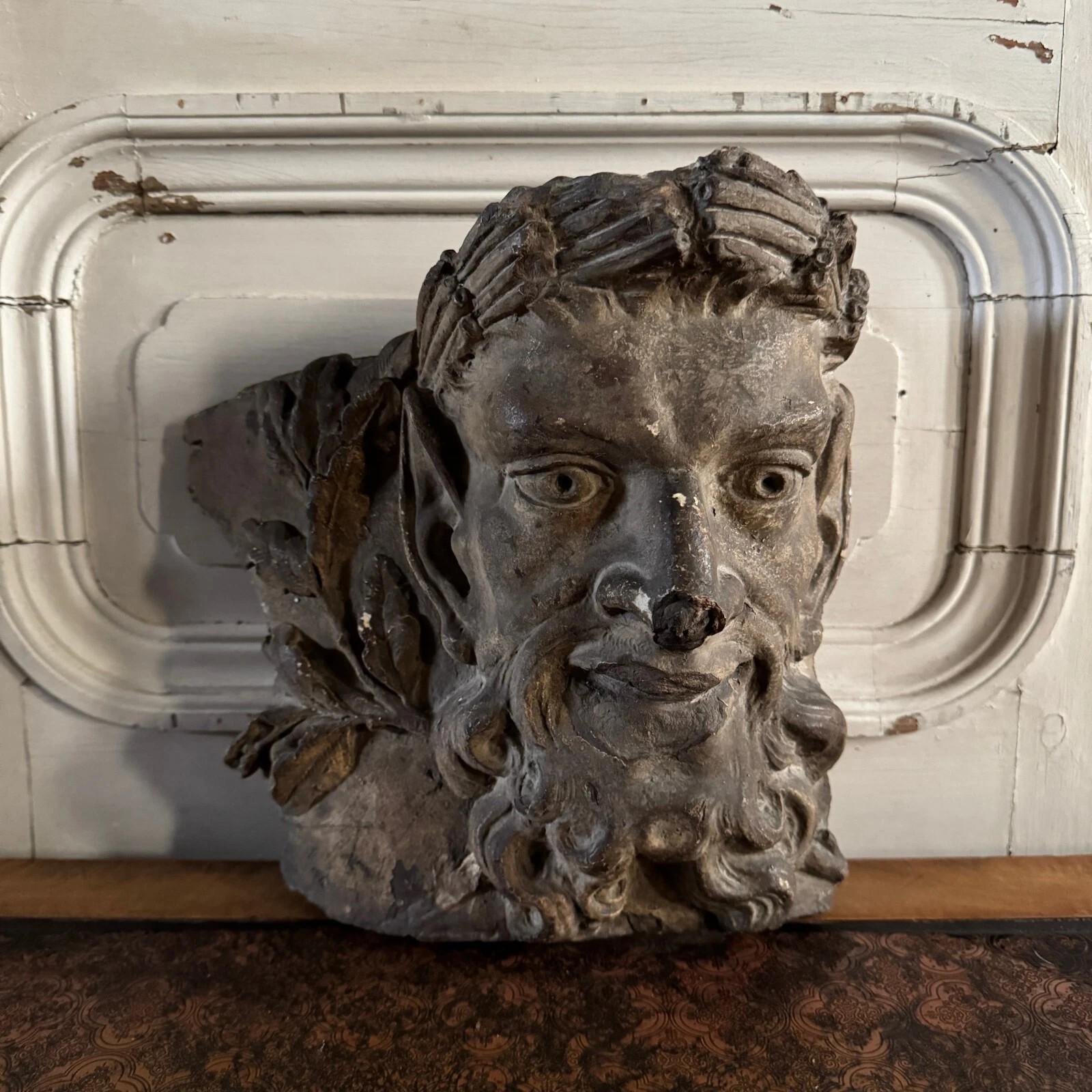 Studio Plaster Sculpture – Antique-Style Figure by Charles Filleul – 20th Centur For Sale 6