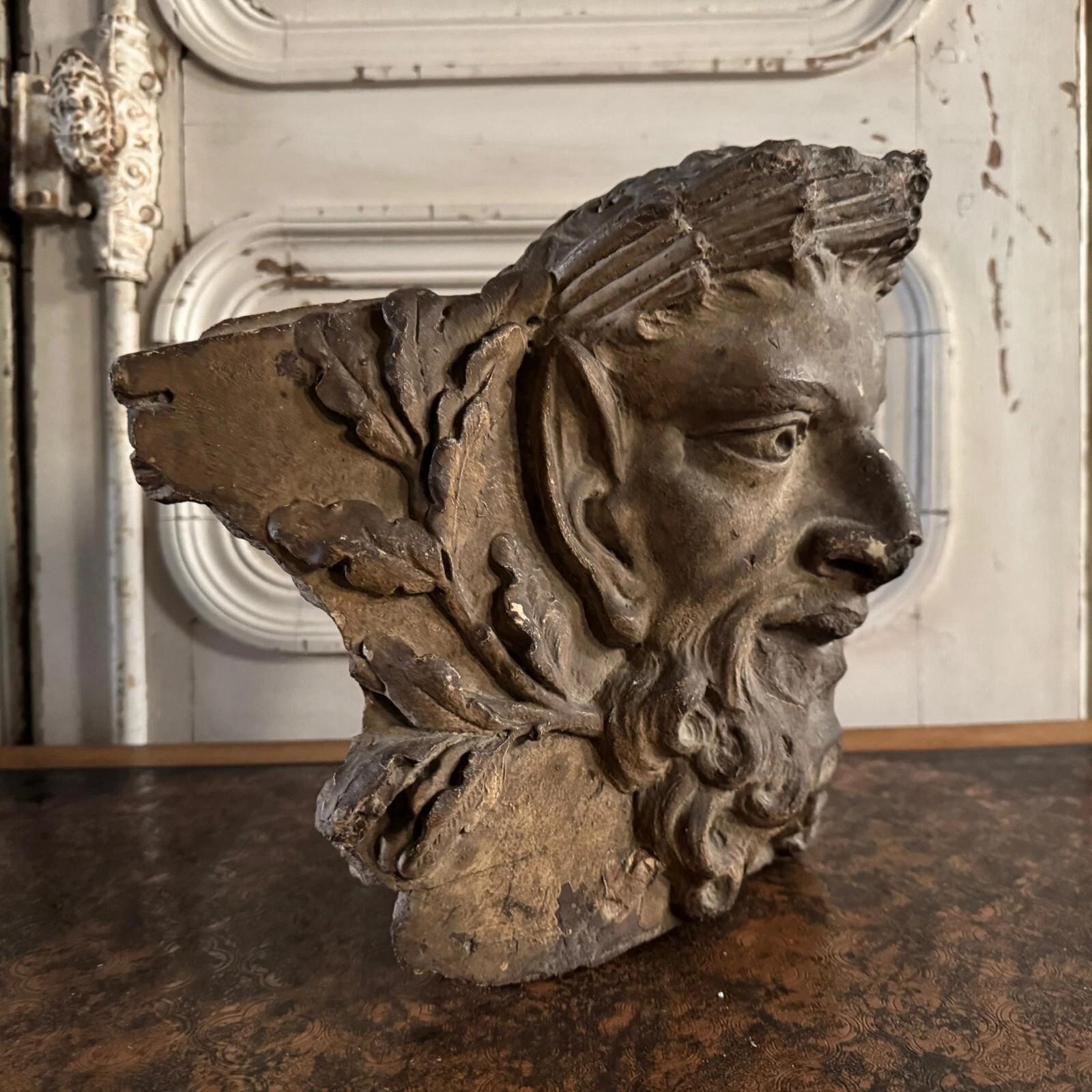 French Studio Plaster Sculpture – Antique-Style Figure by Charles Filleul – 20th Centur For Sale
