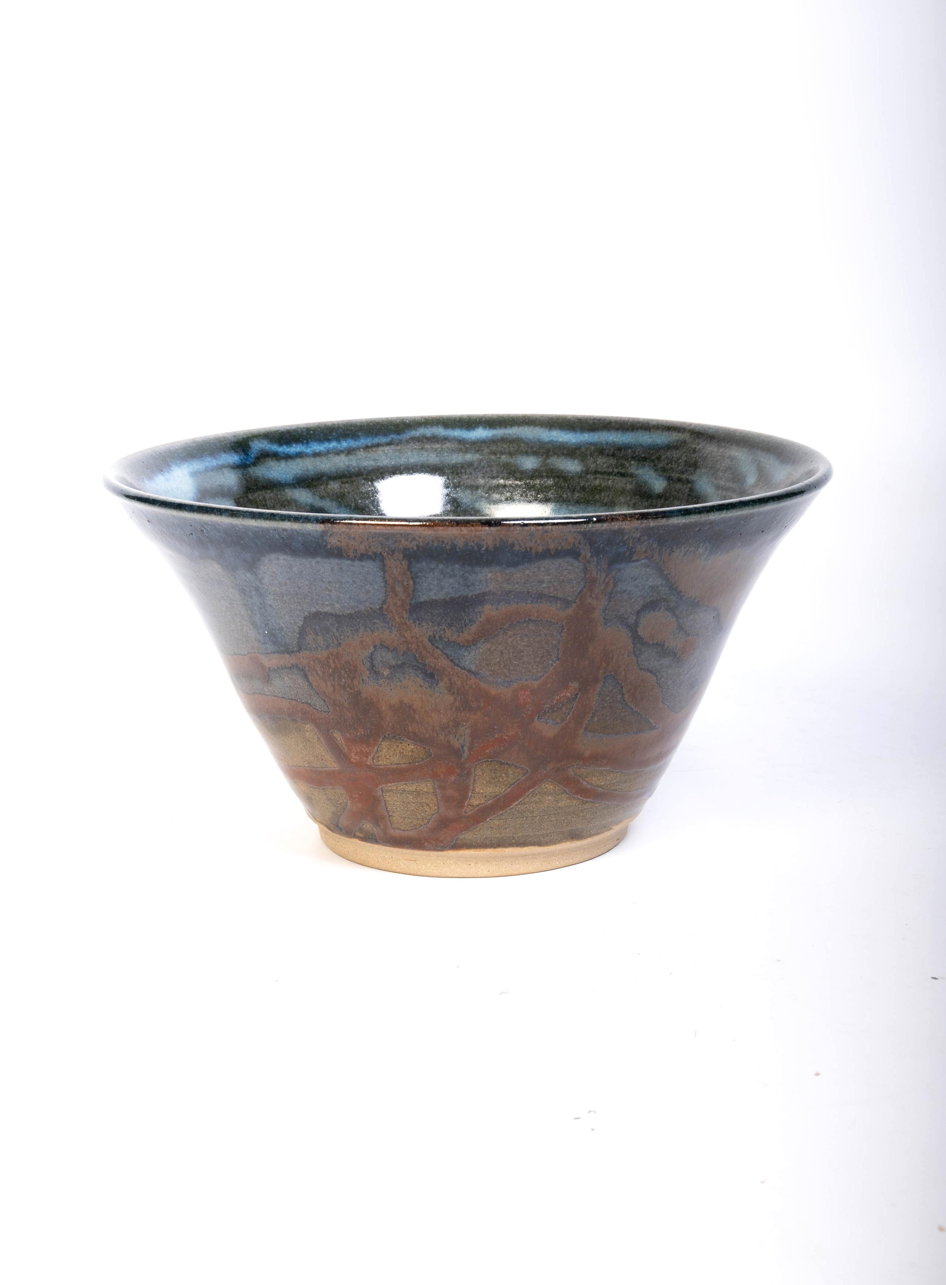 20th Century Studio Pottery Bowl, Cornwall, England For Sale