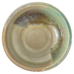 Vintage Studio Pottery Bowl with Multicolored Glaze, USA, 1960s