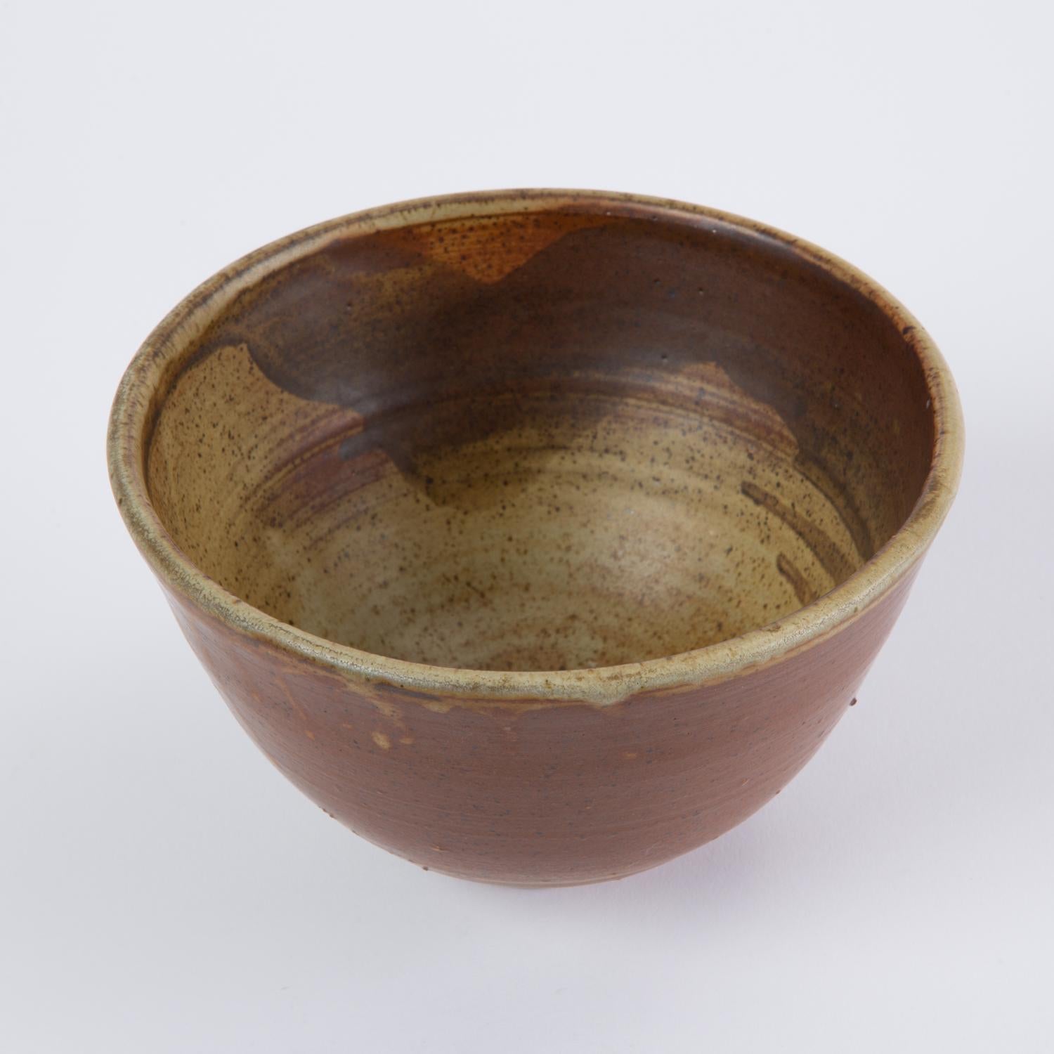 Ceramic Studio Pottery Bowl with Small Foot