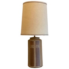 Studio Pottery Ceramic Table Lamp Studio Pottery Ceramic Table Lamp