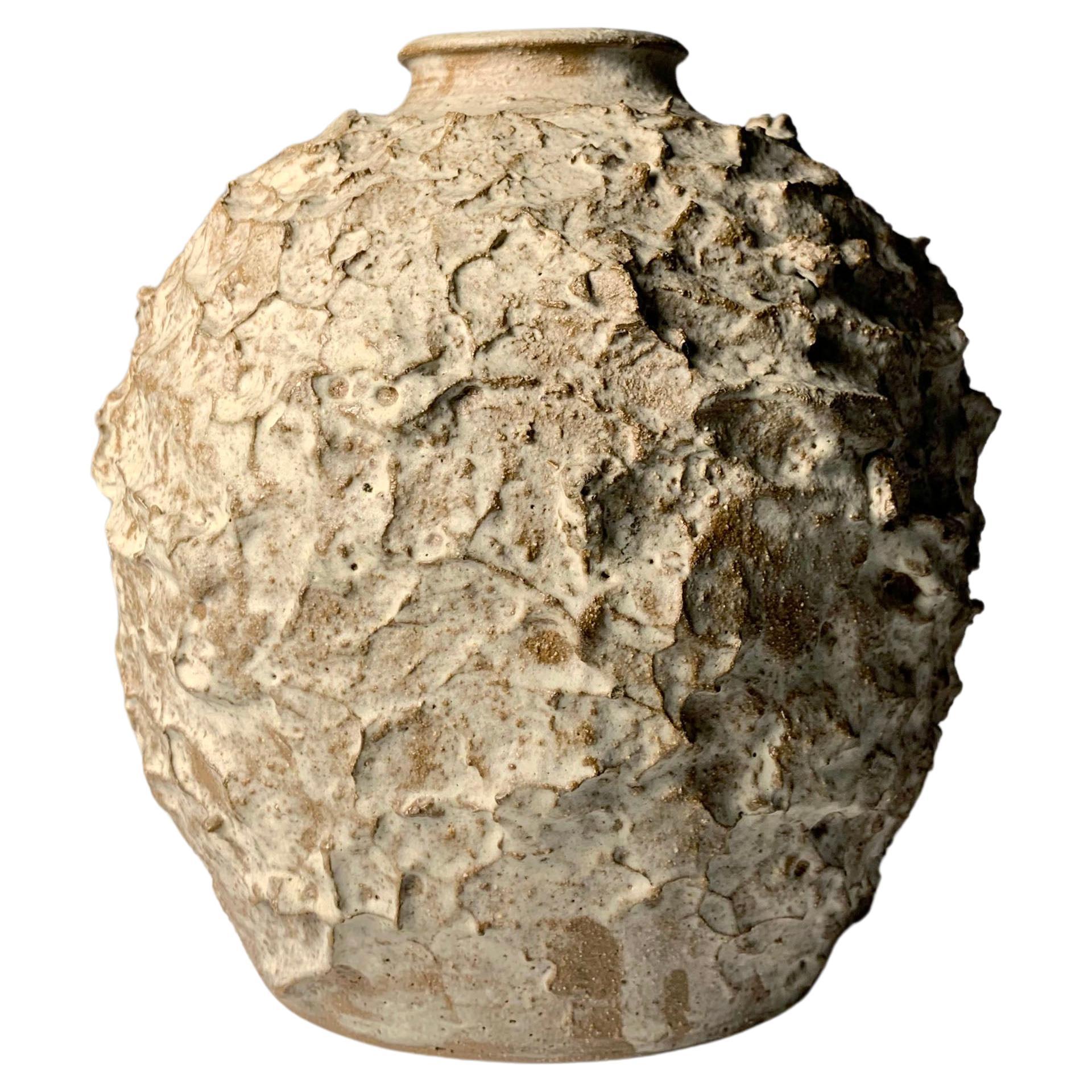 Studio Pottery Ceramic Vase by Peg Tootelian  For Sale