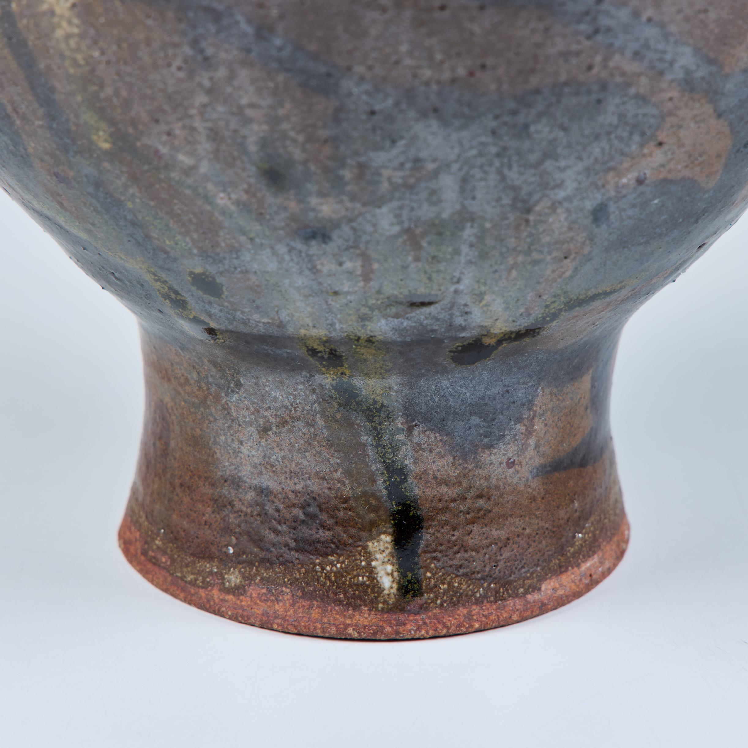 Studio Pottery Chalice Bowl For Sale 5