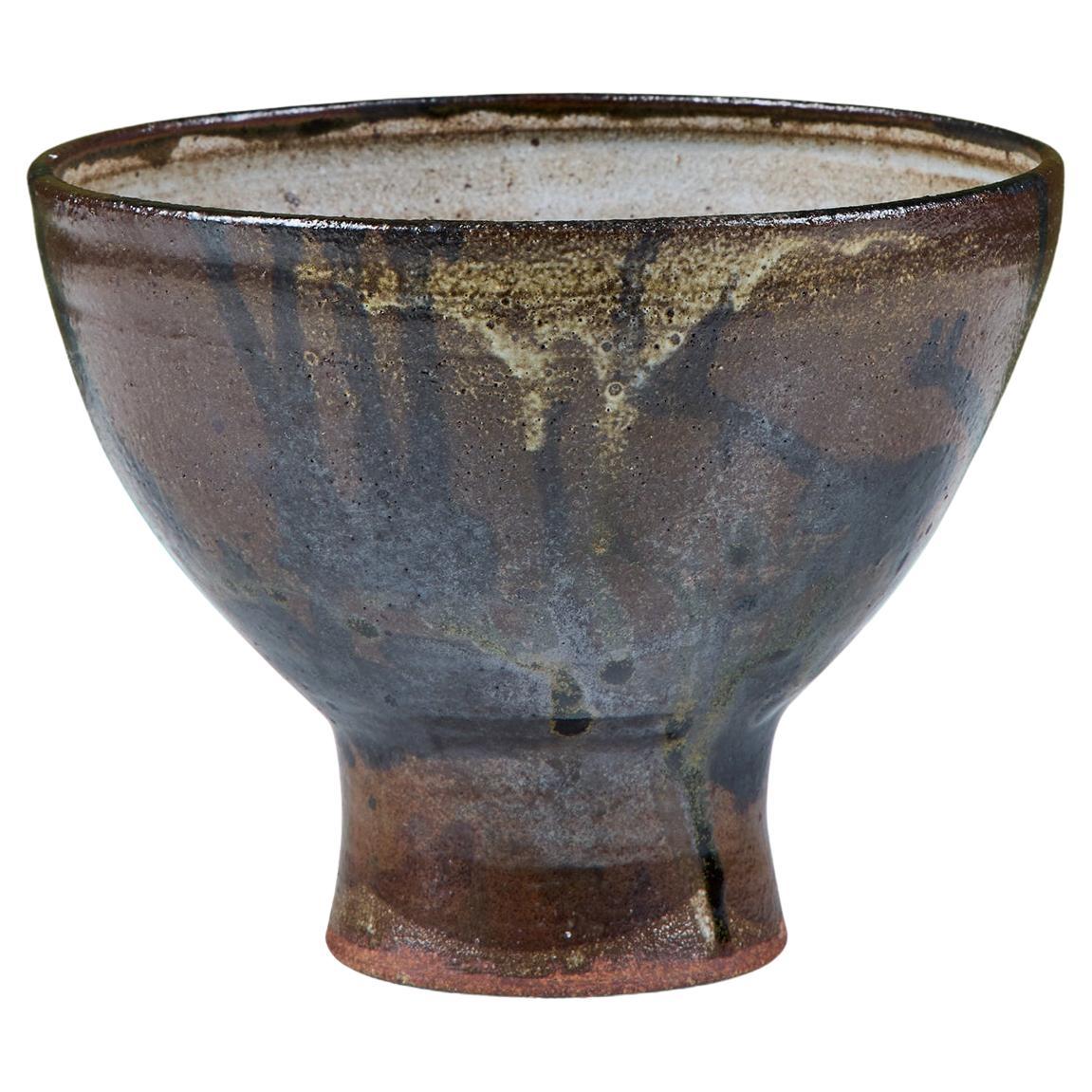 Bol à calice de Studio Pottery