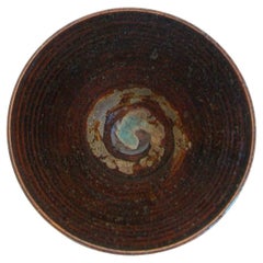Studio Pottery Conical Bowl, Indistinctly Signed, Canada, circa 2006