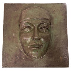 Placa frontal de Studio Pottery, mediados del siglo XX