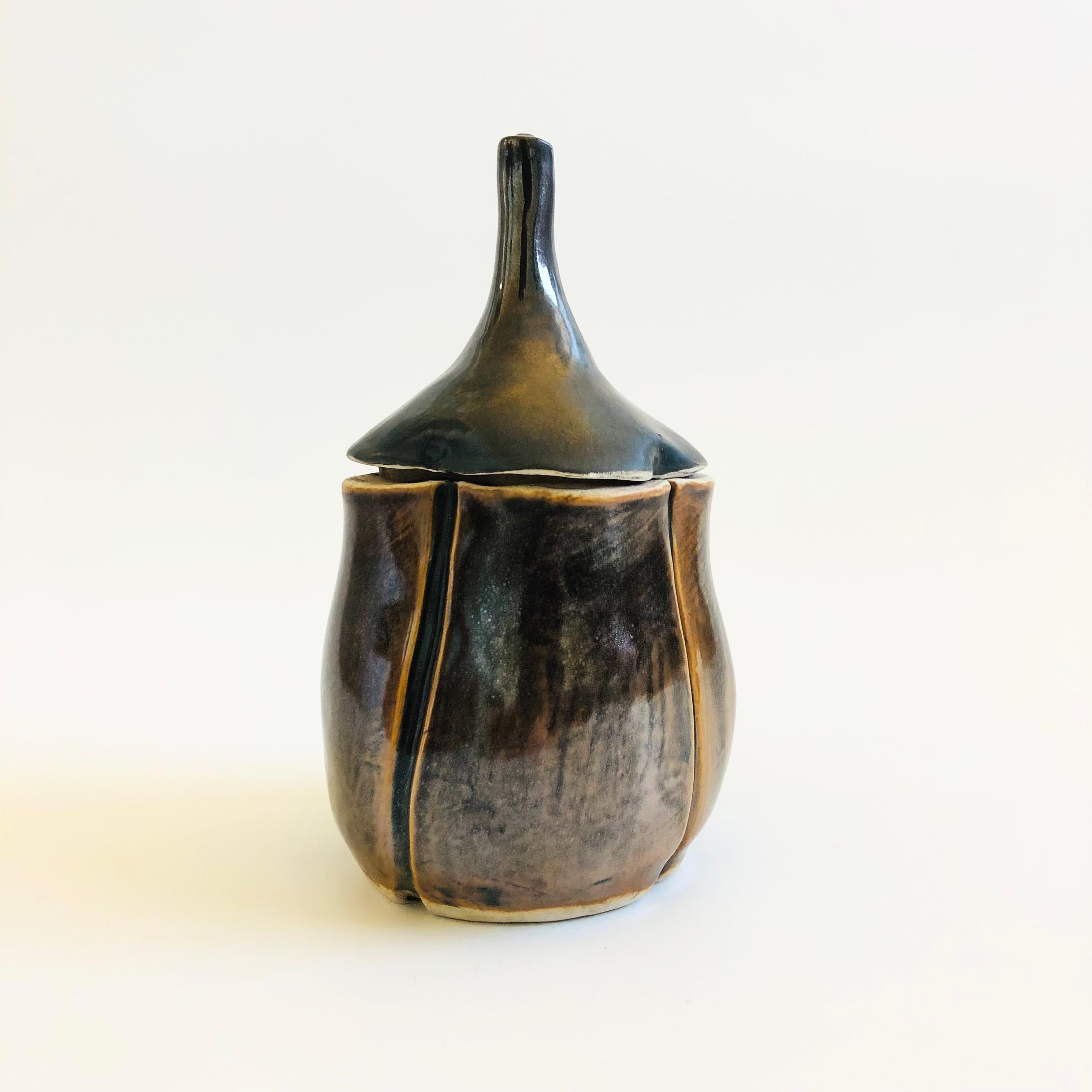 Studio Pottery Vasetto di Aglio in vendita 4