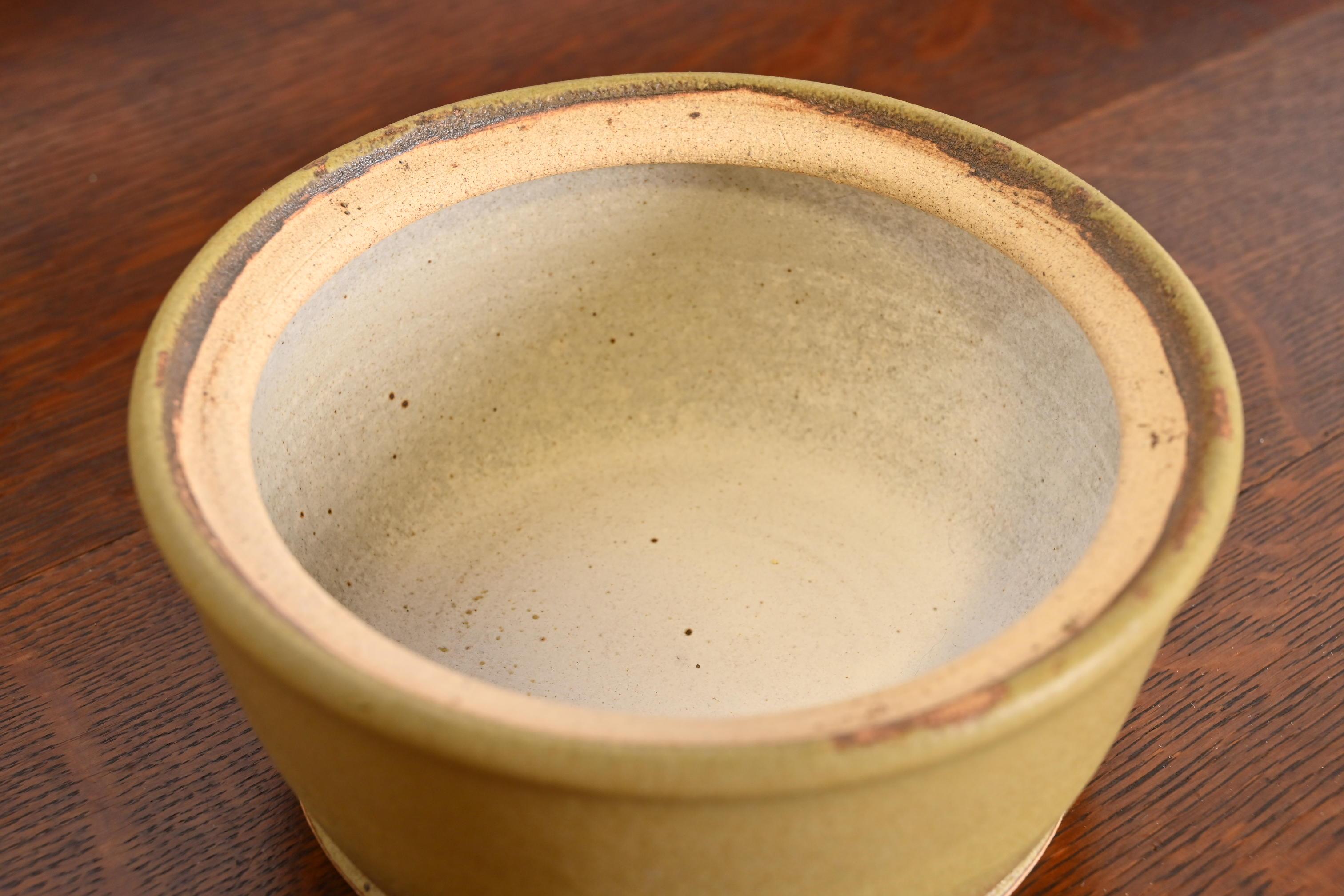 Studio Pottery Glazed Bowl with Lid 4