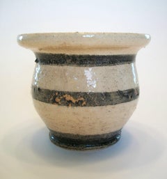 Studio Pottery Glazed & Decorated Vase - Signed - Canada - Late 20th Century