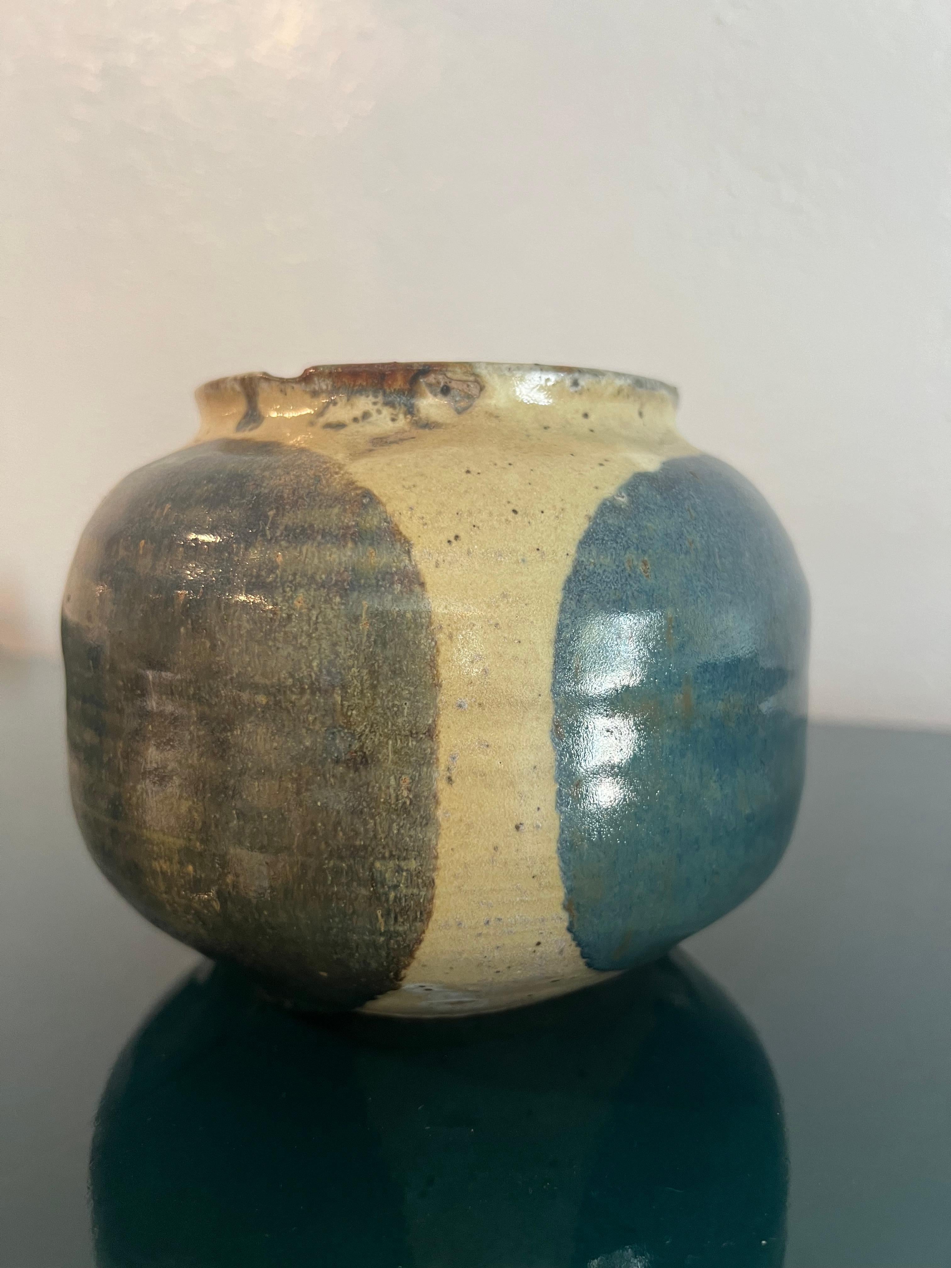 Studio Pottery Glazed Pot For Sale 2