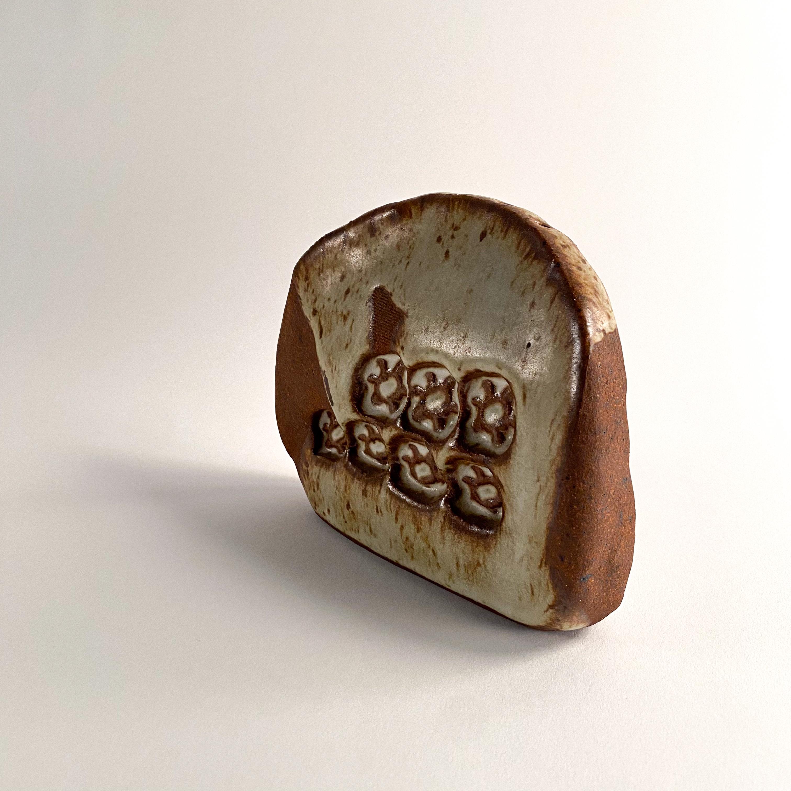 Studio Pottery Ikebana Unkraut Topf (Moderne der Mitte des Jahrhunderts) im Angebot