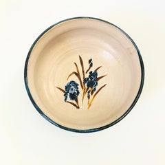 Studio Pottery Iris Bowl
