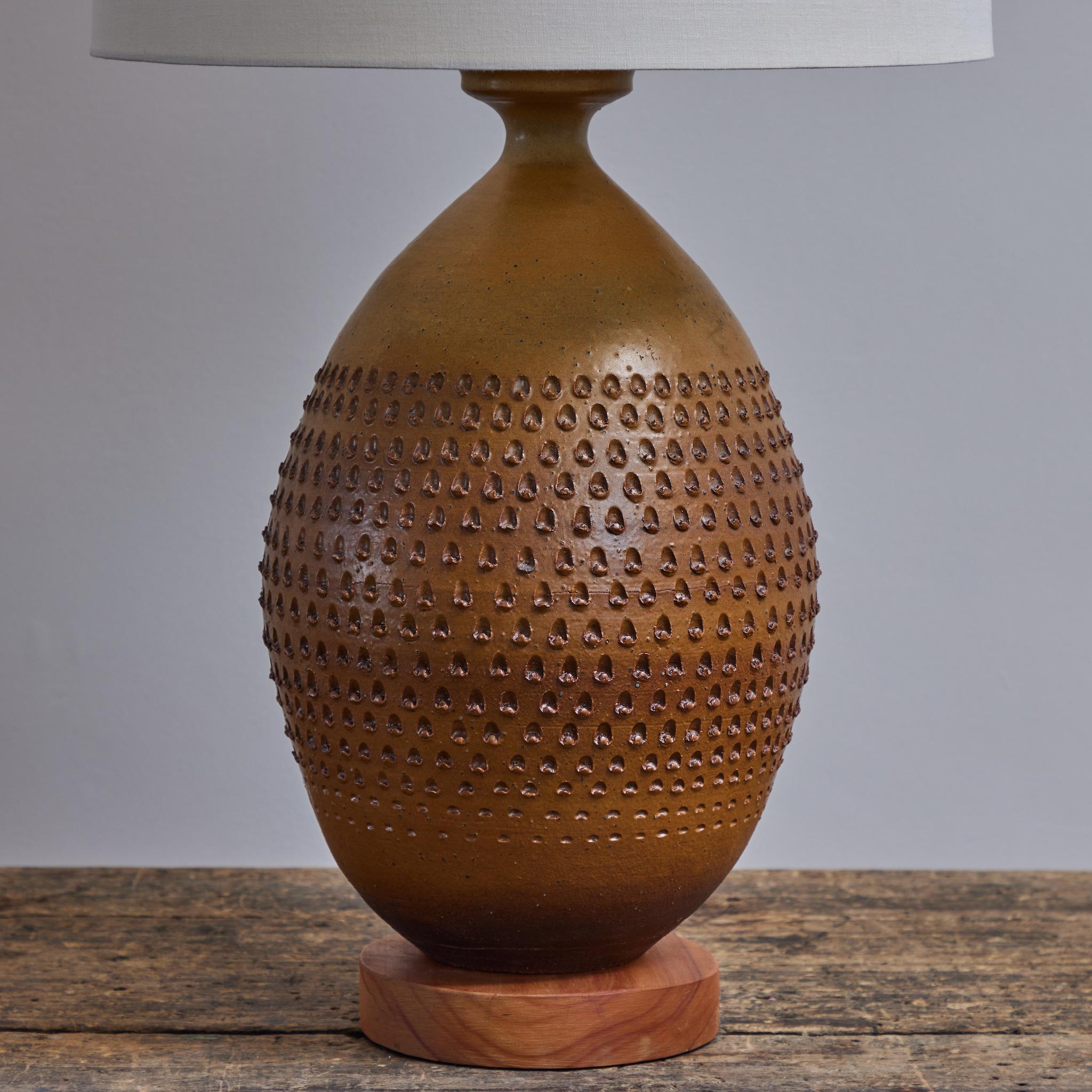 American Studio Pottery Lamp