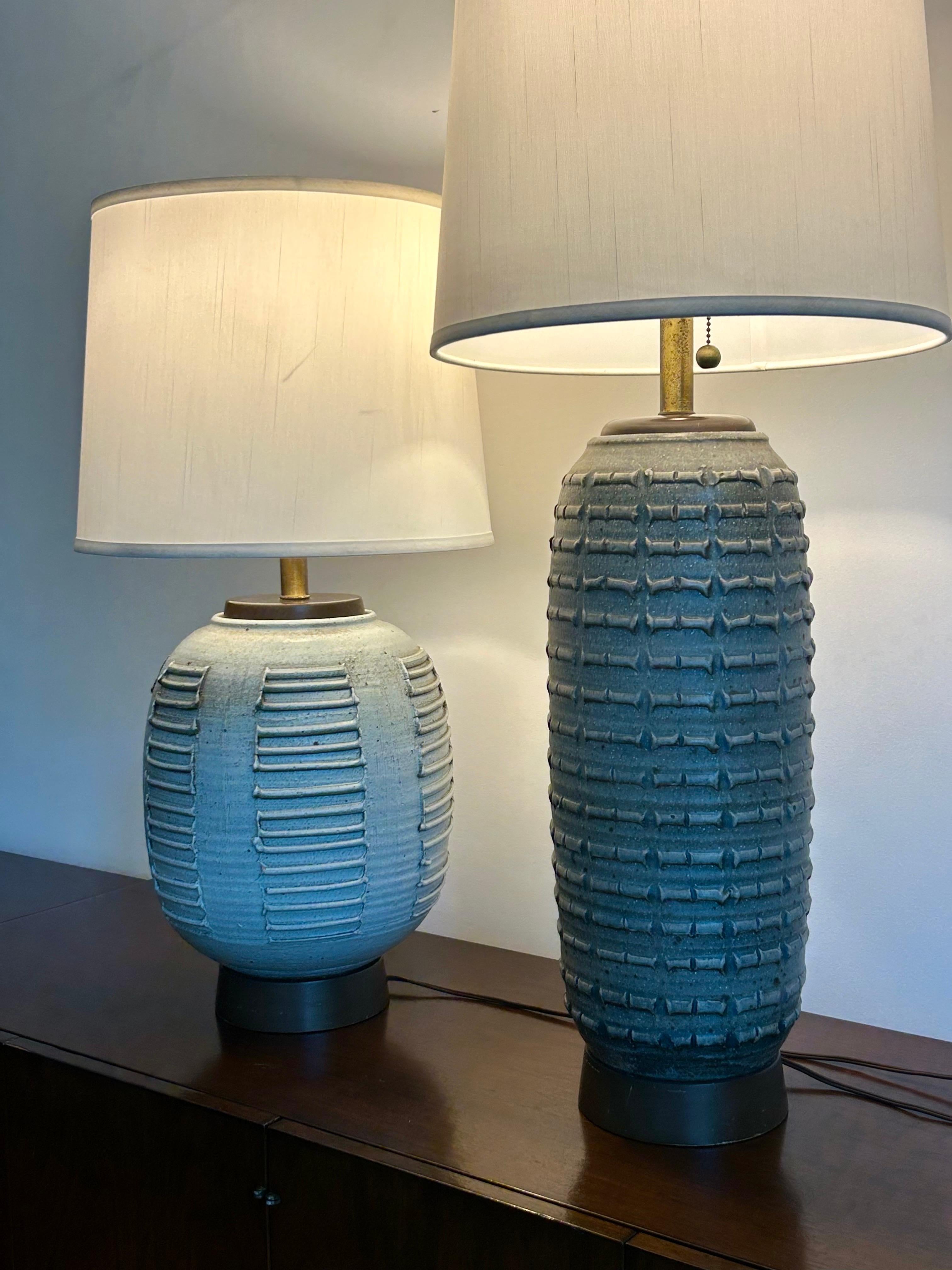 Studio Pottery Lampen Bob Kinzie (Handgefertigt) im Angebot