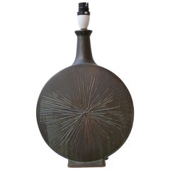 Vintage Studio Pottery Midcentury Table Lamp