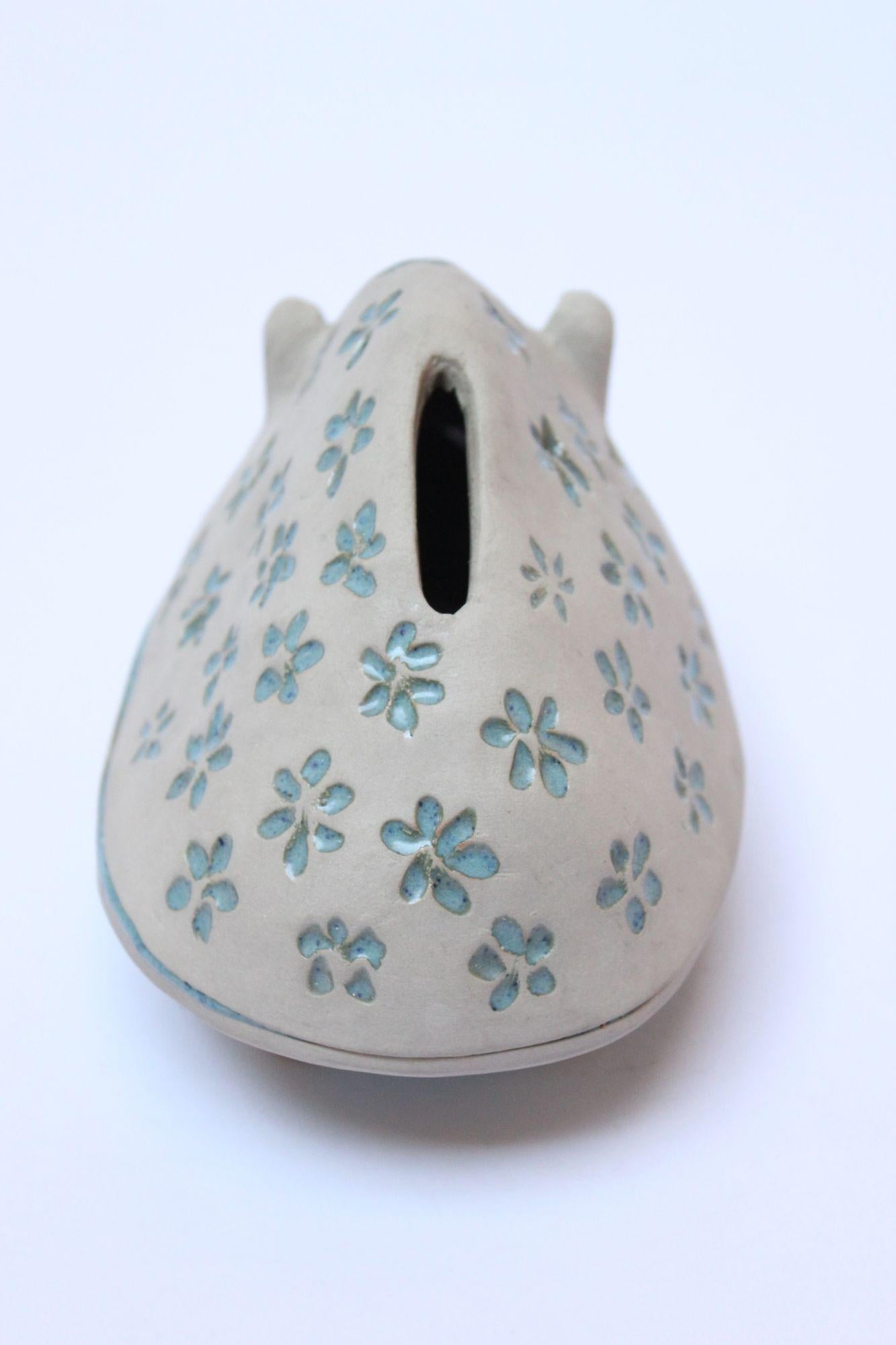 American Studio Pottery Piggy Bank by David Gil and Yusuke Aida for Bennington Potters For Sale