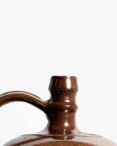 Studio Pottery, jarre à pichet avec glaçure brune