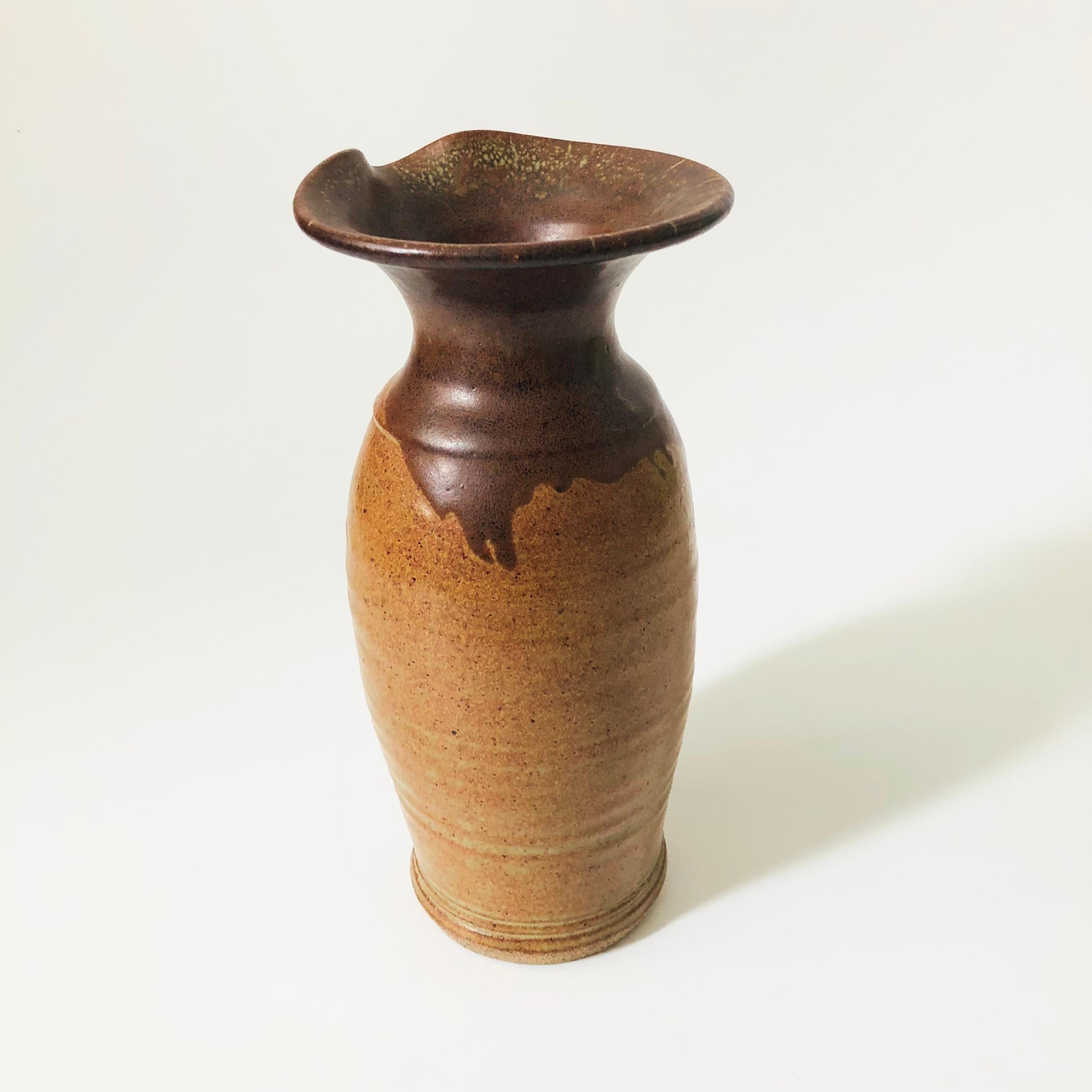 Studio Pottery Pitcher Vase For Sale 1