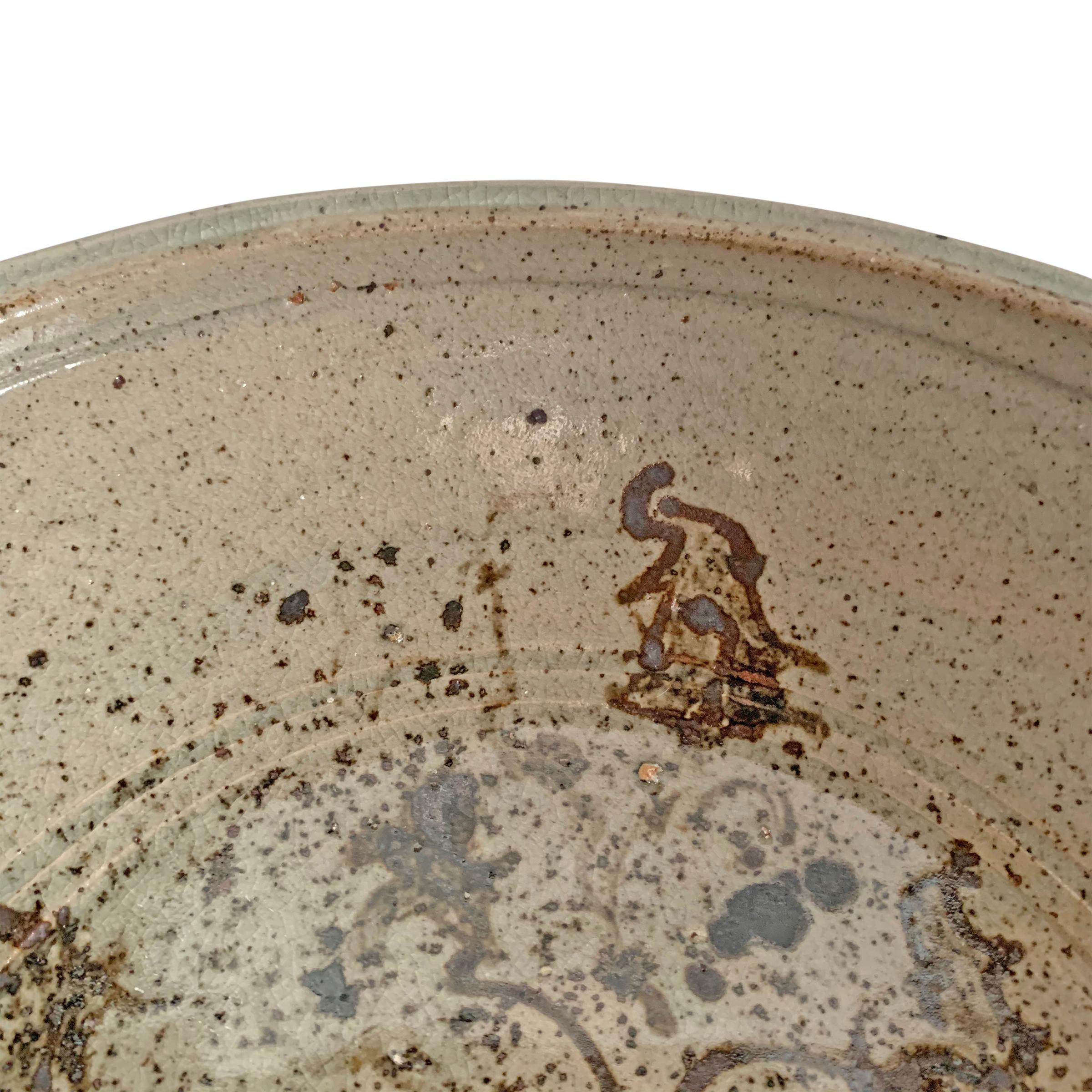 Ceramic Studio Pottery Platter For Sale