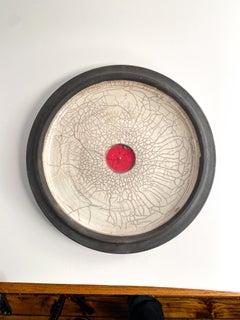 Studio Pottery Raku Display Platter