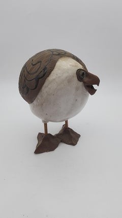 Studio Pottery Seagull Sculpture by Susan Davis