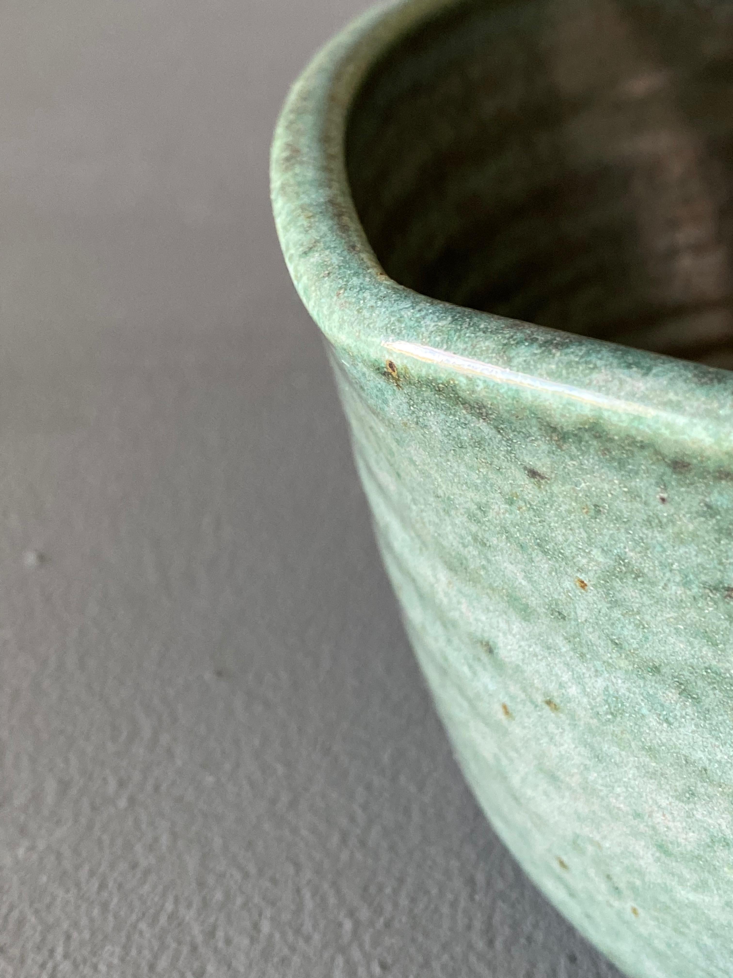 20th Century Studio Pottery Signed Ceramic Planter