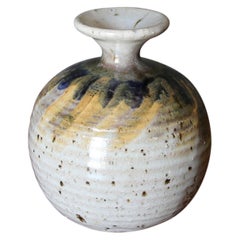 Studio Pottery Signed Ceramic Vase, circa 1970