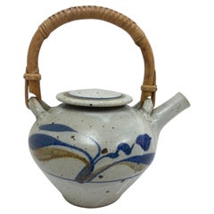 Studio Pottery Signed Tea Pot with Fine Form and Color