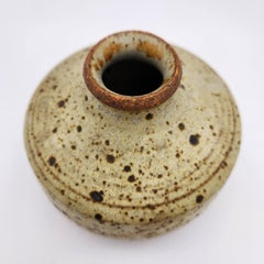 Studio Pottery Speckled Weed Pot