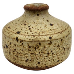 Studio Pottery Speckled Weed Pot