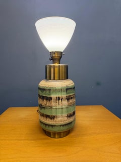 Tischlampe aus Studio Pottery, Marianna von Allesch zugeschrieben / Design Technics