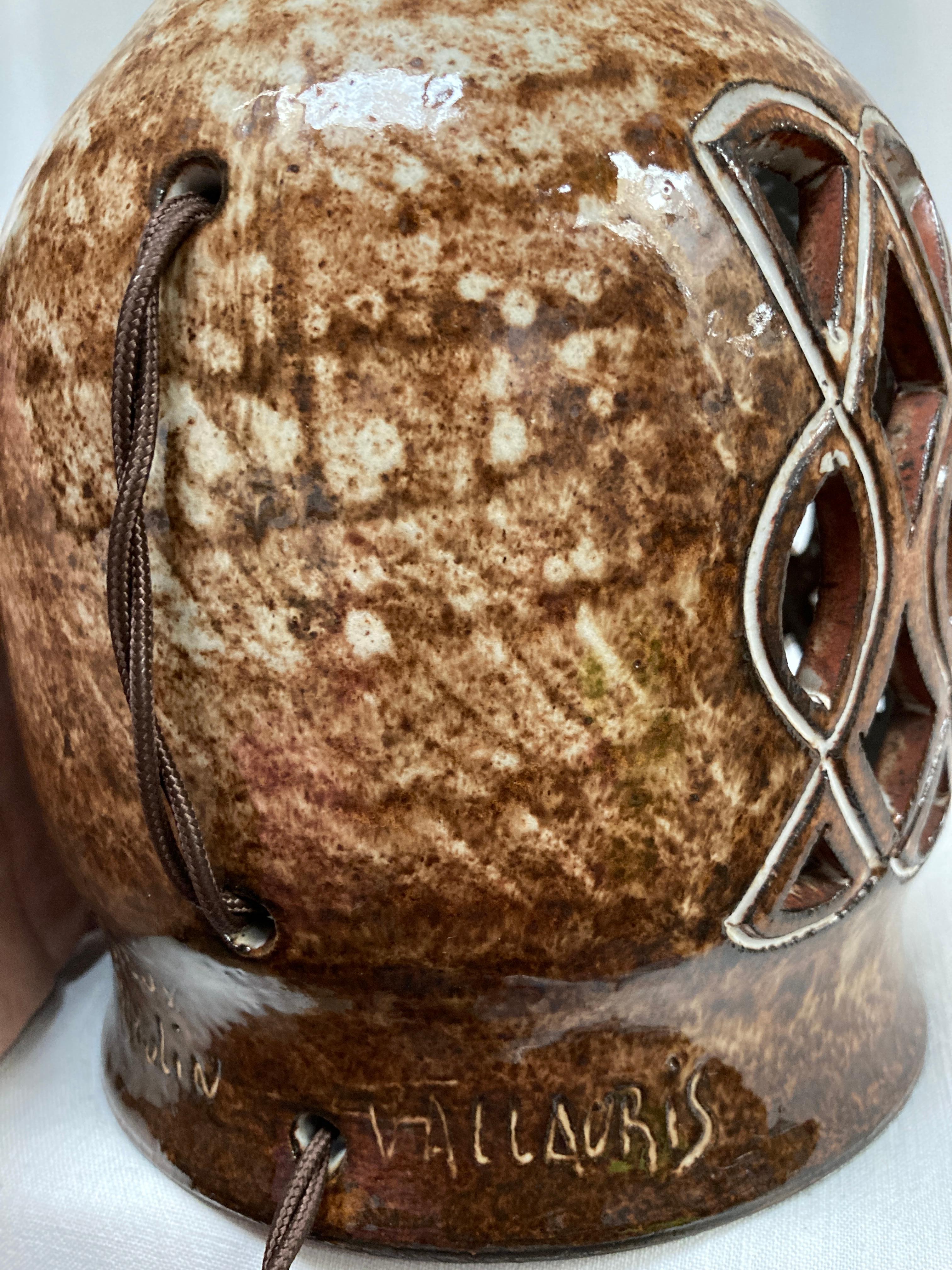 Lampe de table Studio pottery par Le vieux Moulin Vallauris Bon état - En vente à Bois-Colombes, FR