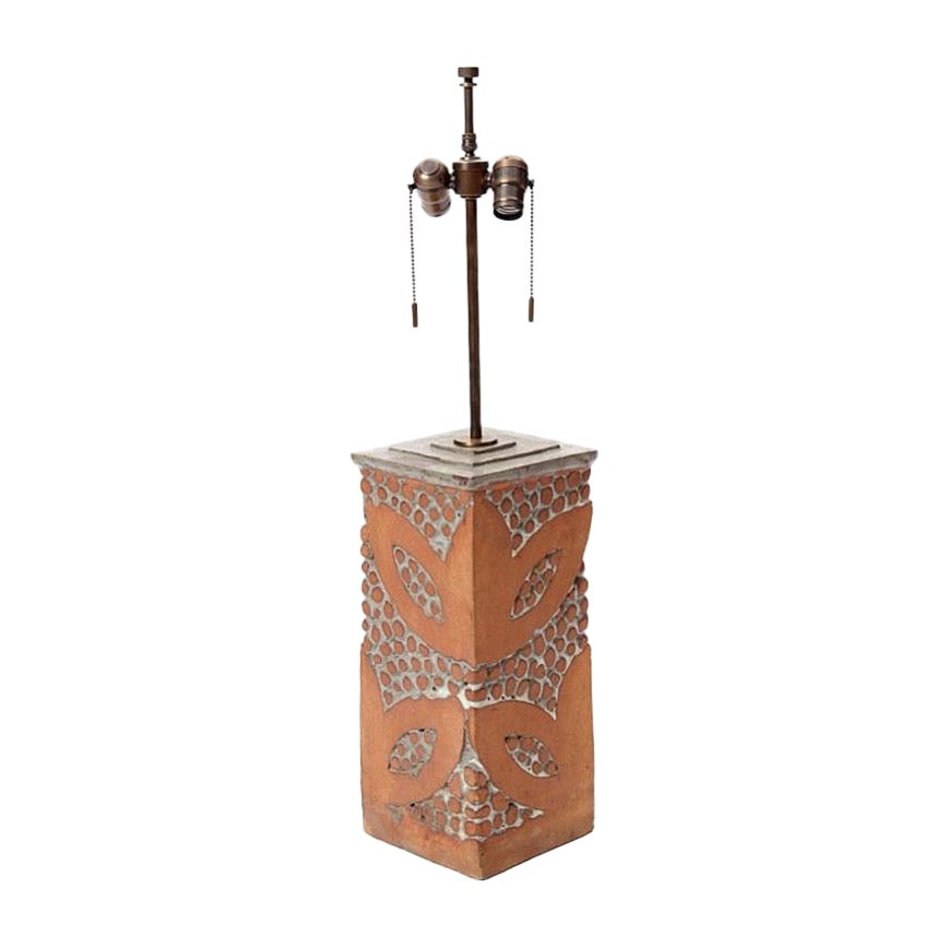 Studio Pottery Table Lamp from USA