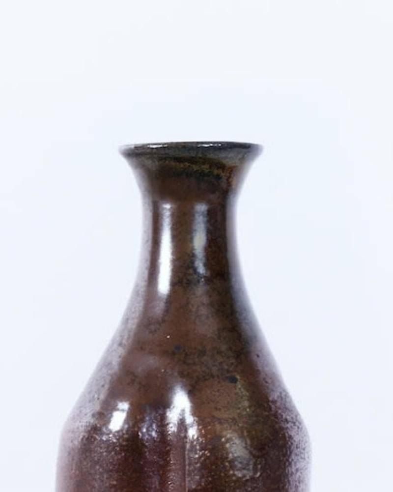 Studio Pottery, grand vase à couvercle bouteille Excellent état - En vente à London, GB