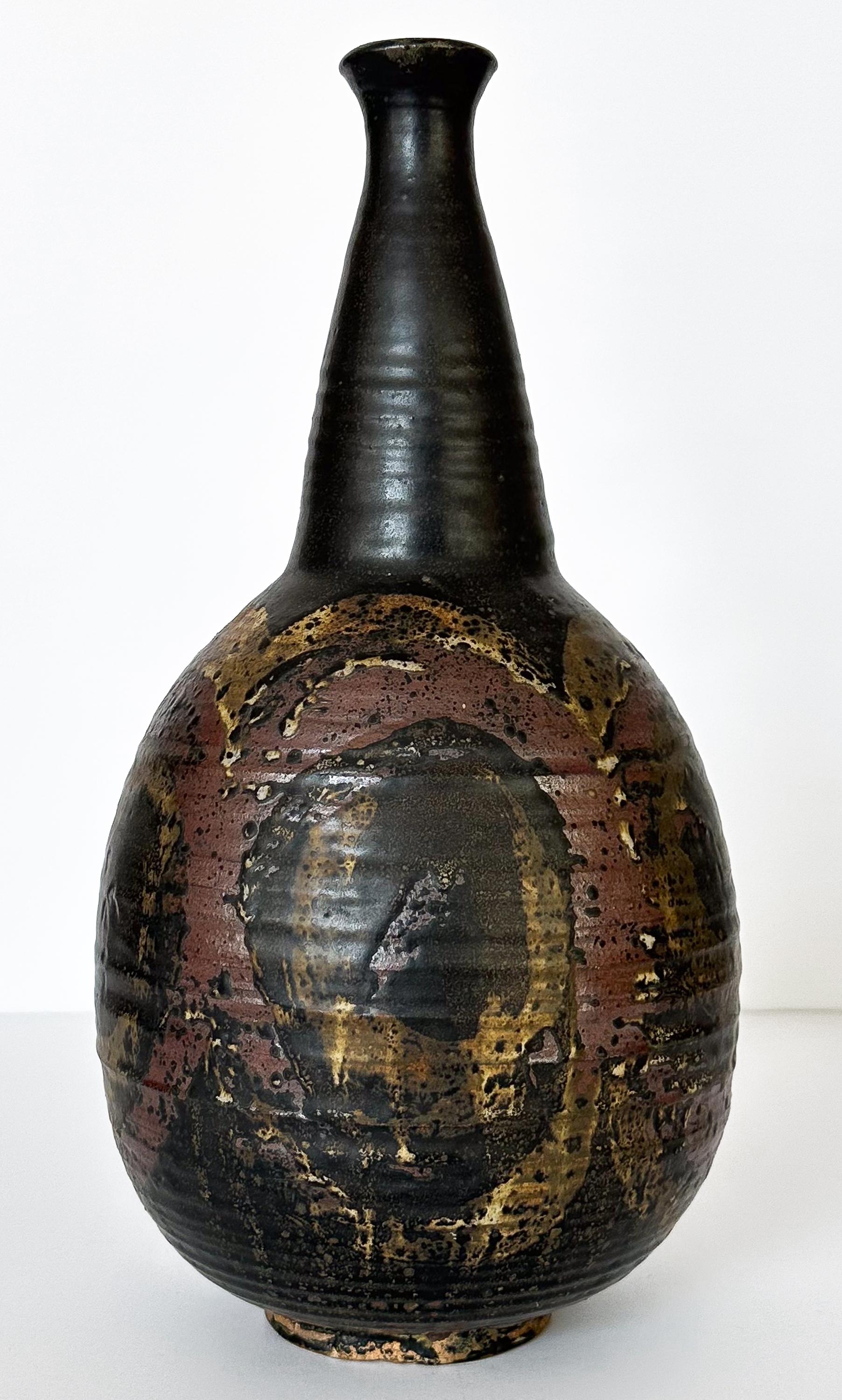 Glazed Studio Pottery Vase by Laura Vaughn