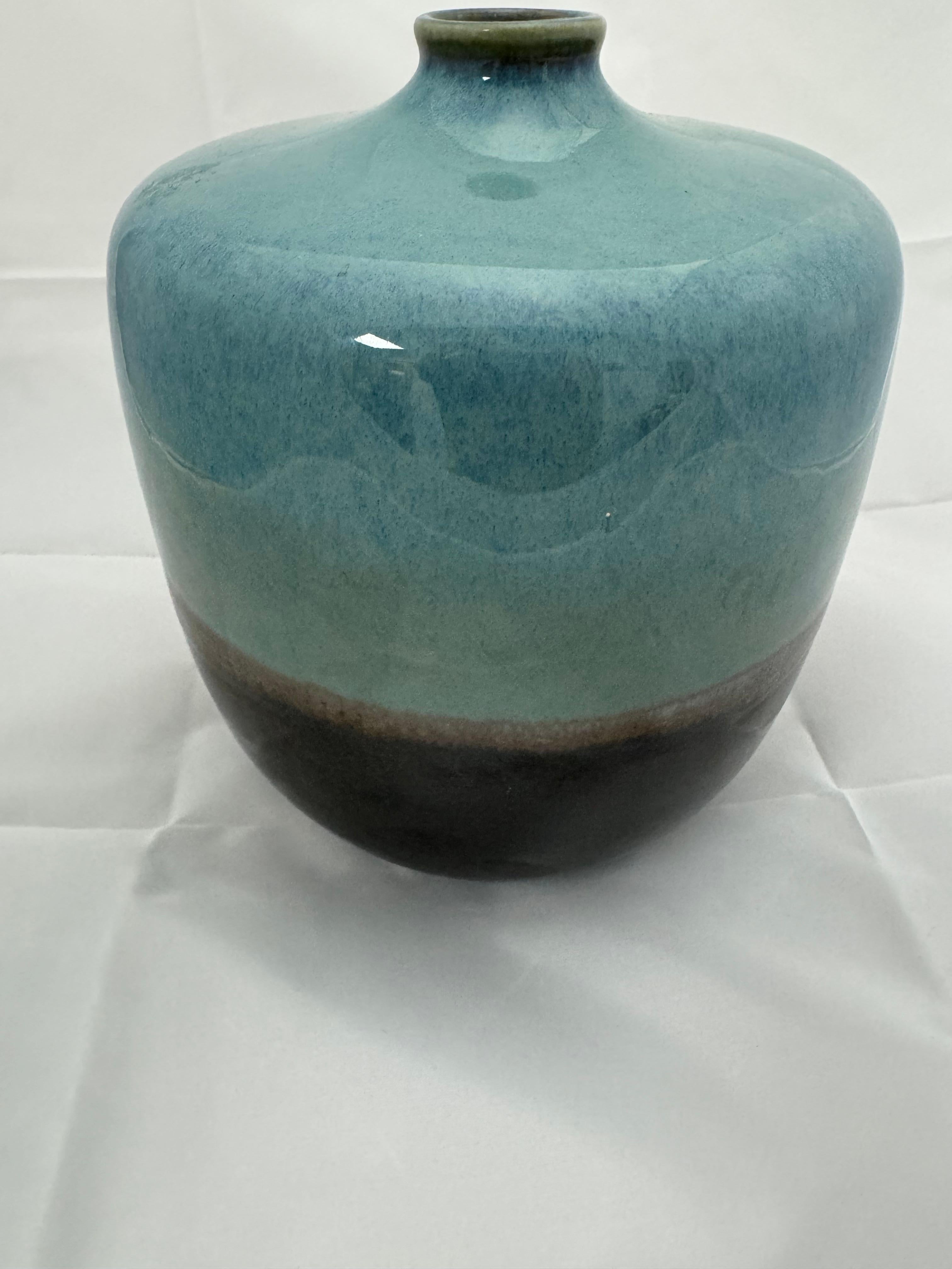 Mid-Century Modern Studio Pottery Vase For Sale