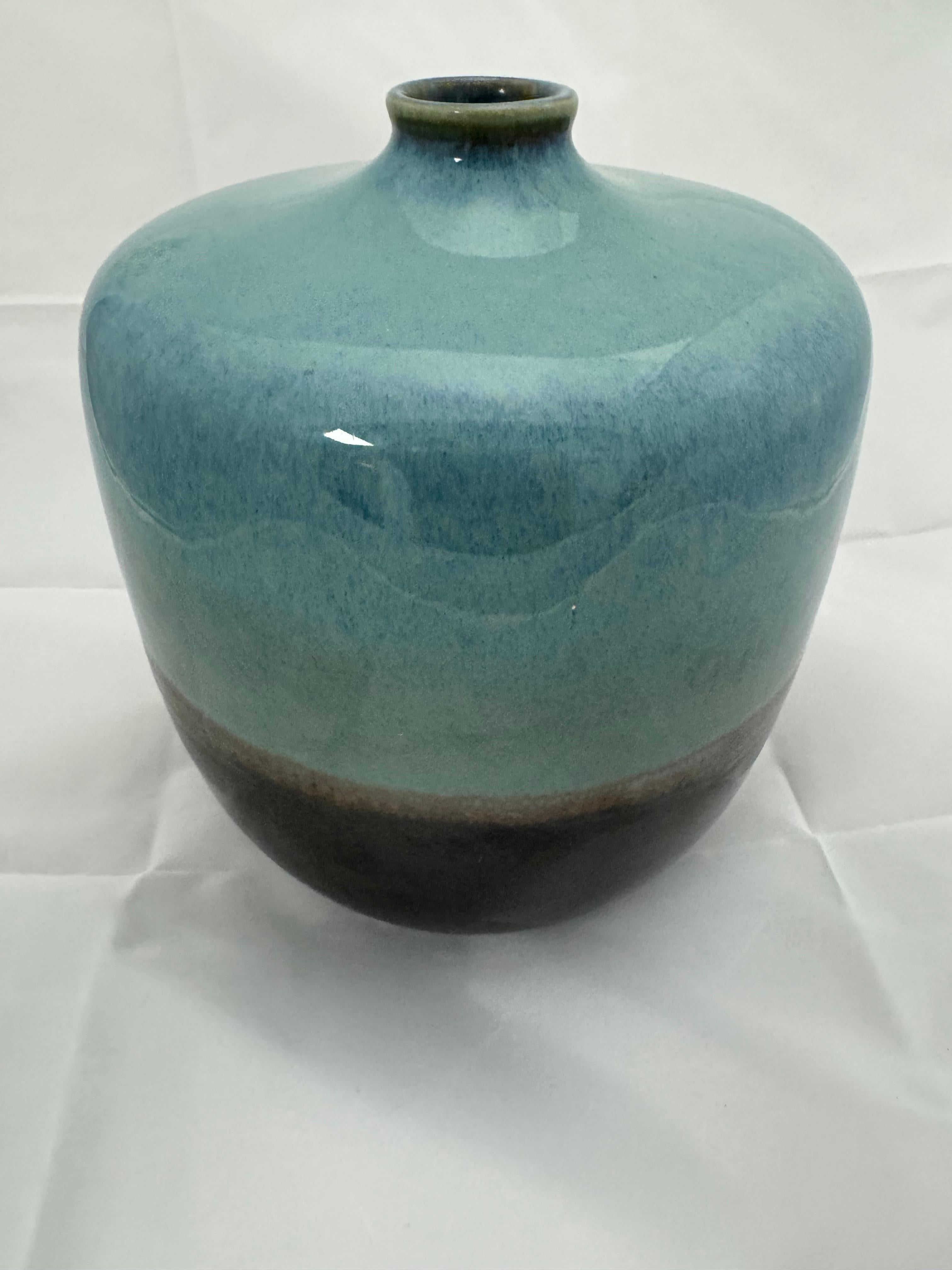American Studio Pottery Vase For Sale