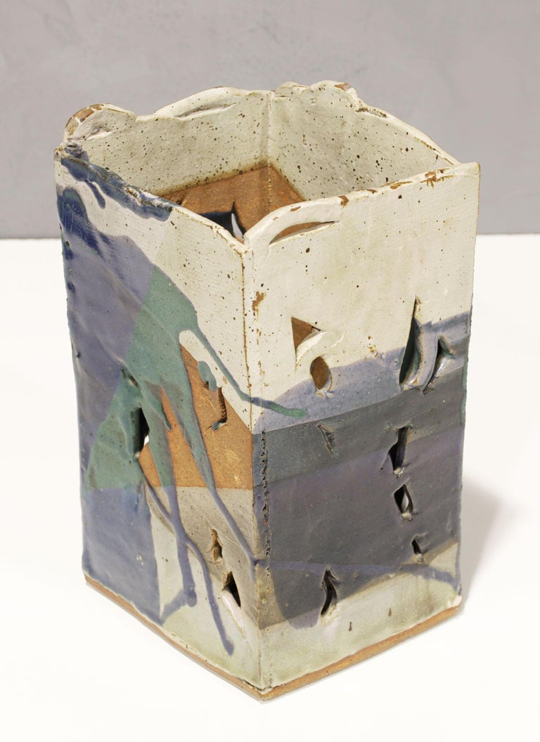 Studio Pottery Vase For Sale at 1stDibs