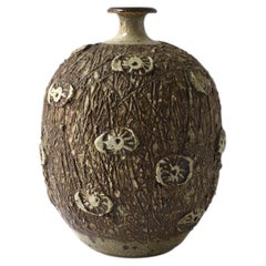 Studio Pottery Vase, organisch-modern, um das 20. Jahrhundert