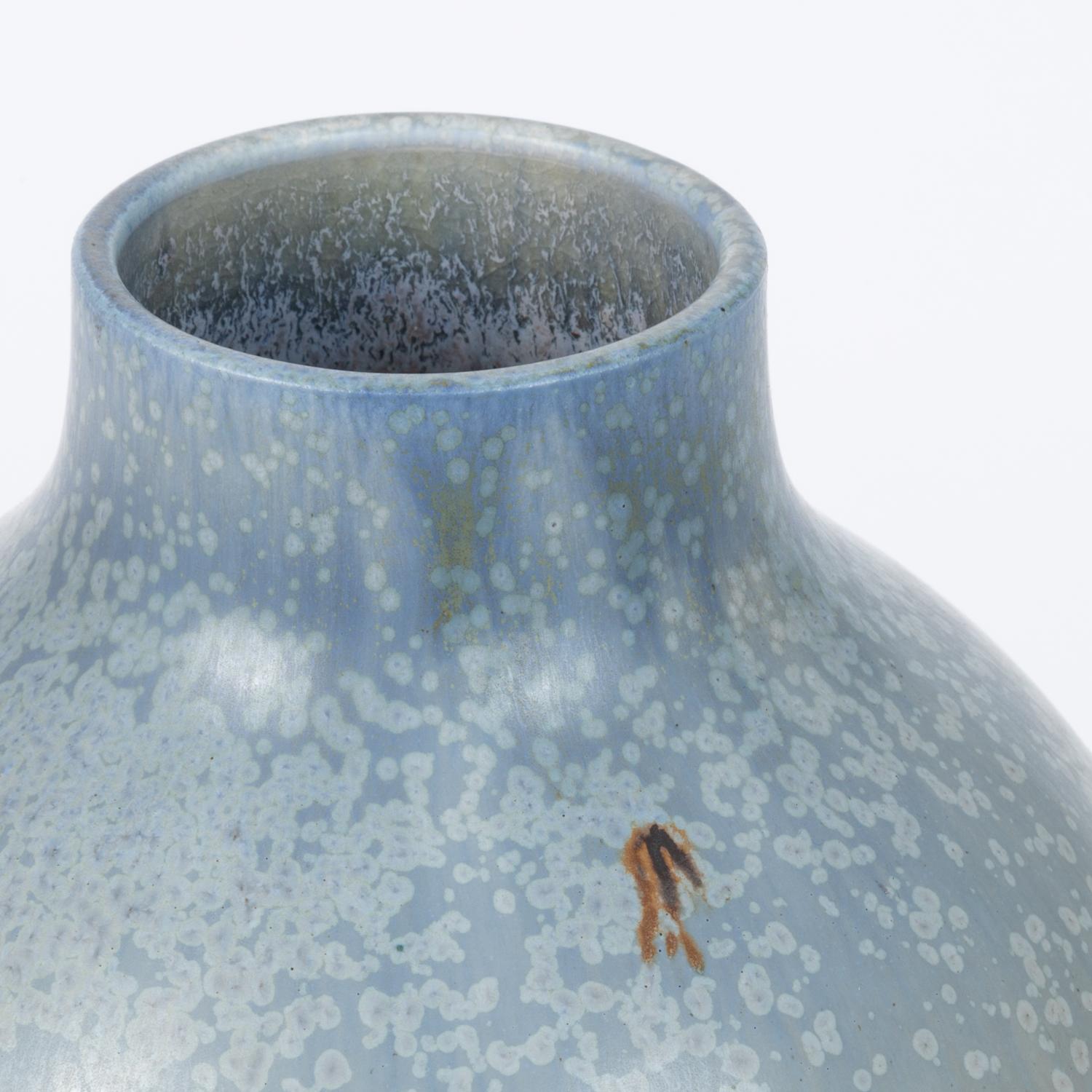 Late 20th Century Studio Pottery Vase with Light Ombre Glaze