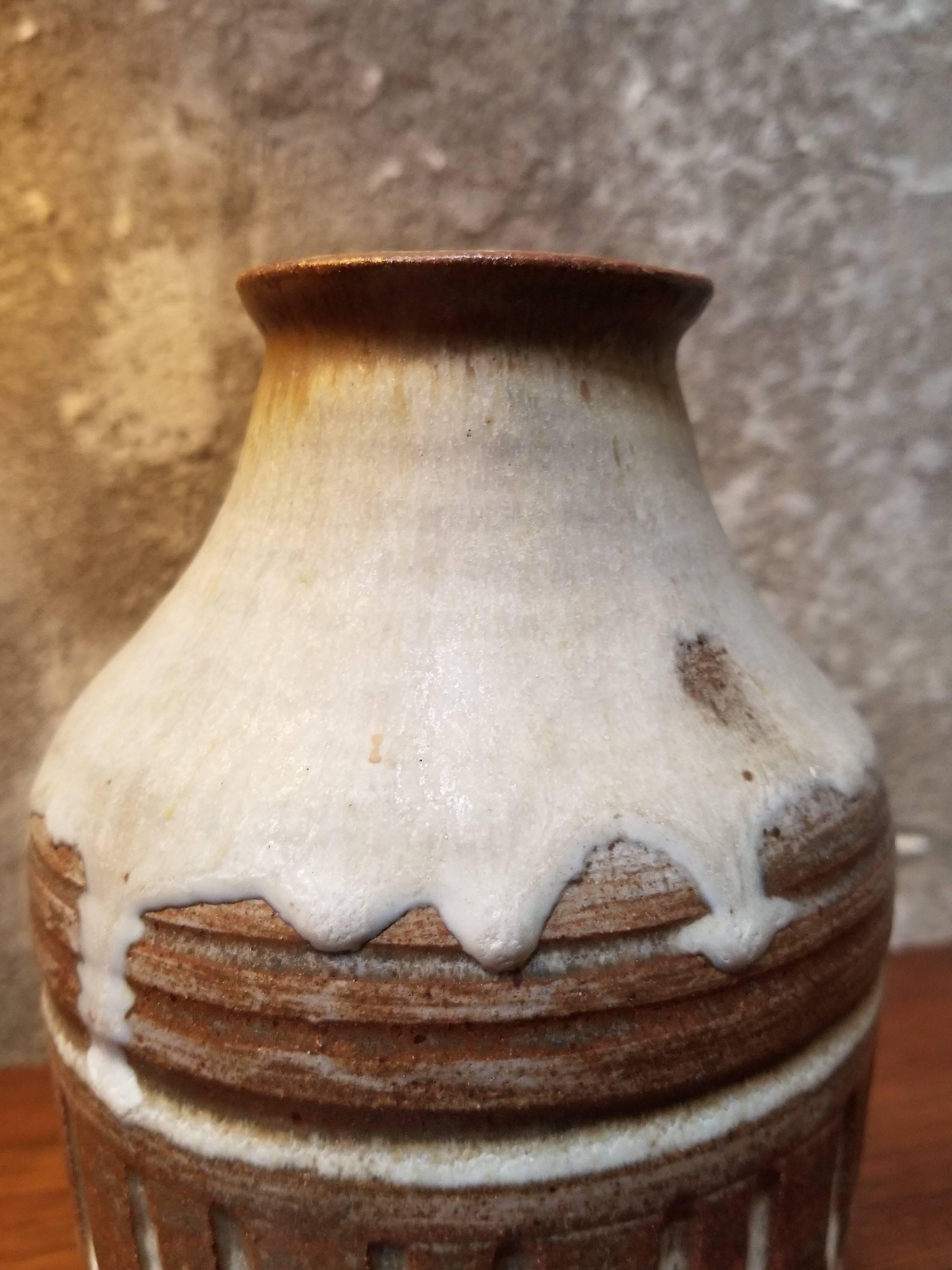 Studio Pottery Vessel by Herman Volz In Excellent Condition For Sale In Fulton, CA