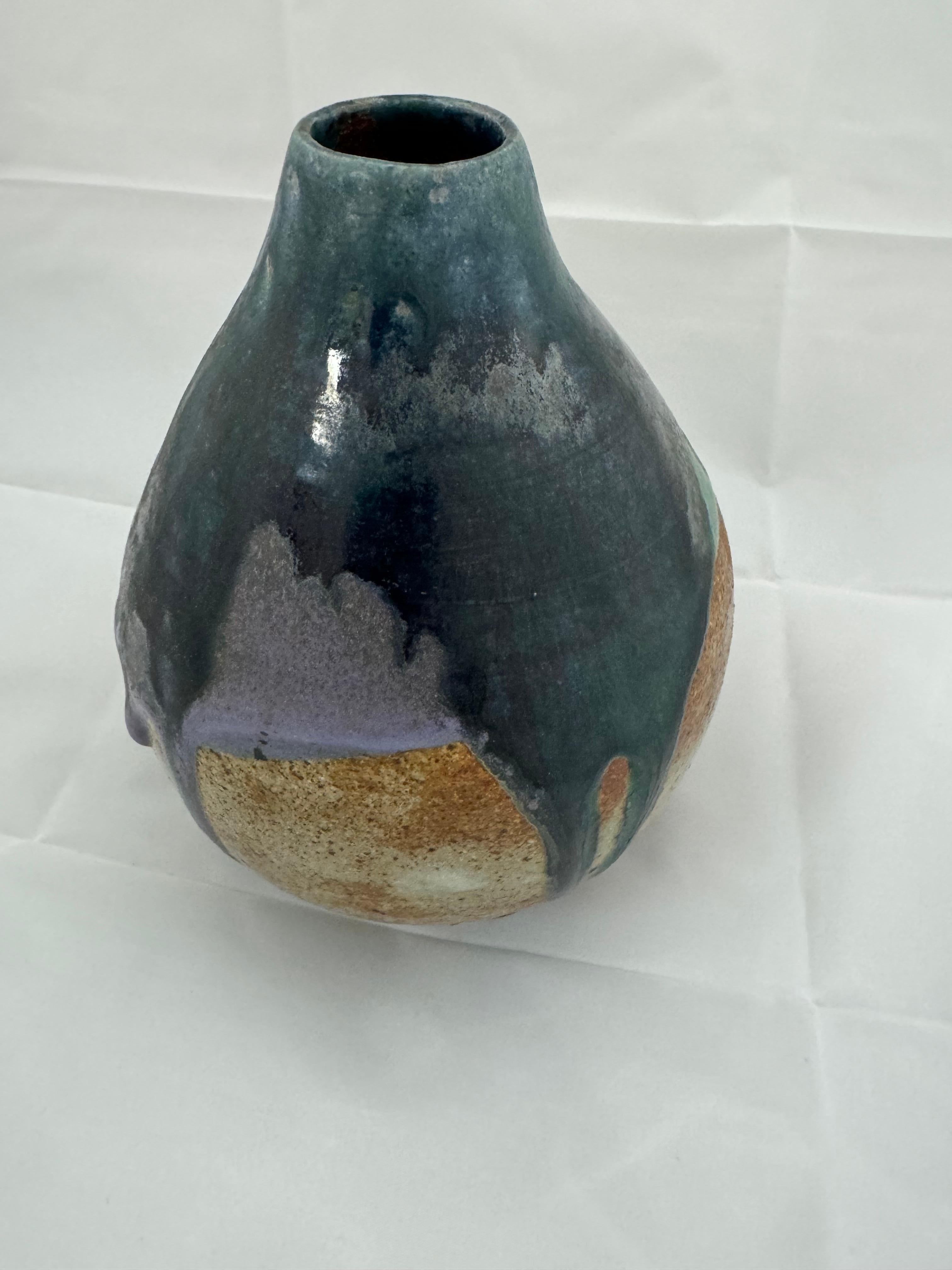 Mid-Century Modern Vase de Studio Pottery en vente