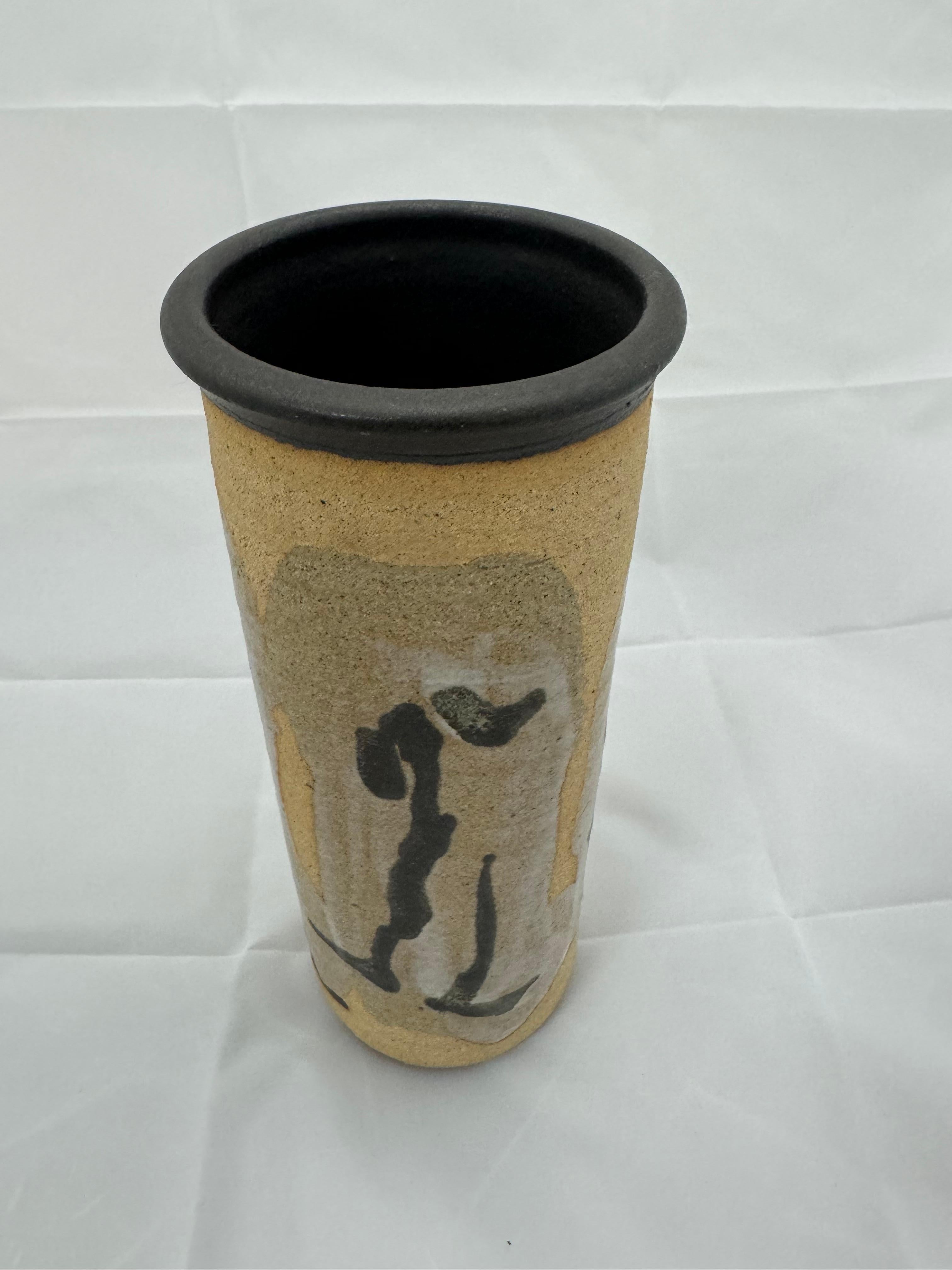 Mid-Century Modern Studio Pottery Vessel For Sale