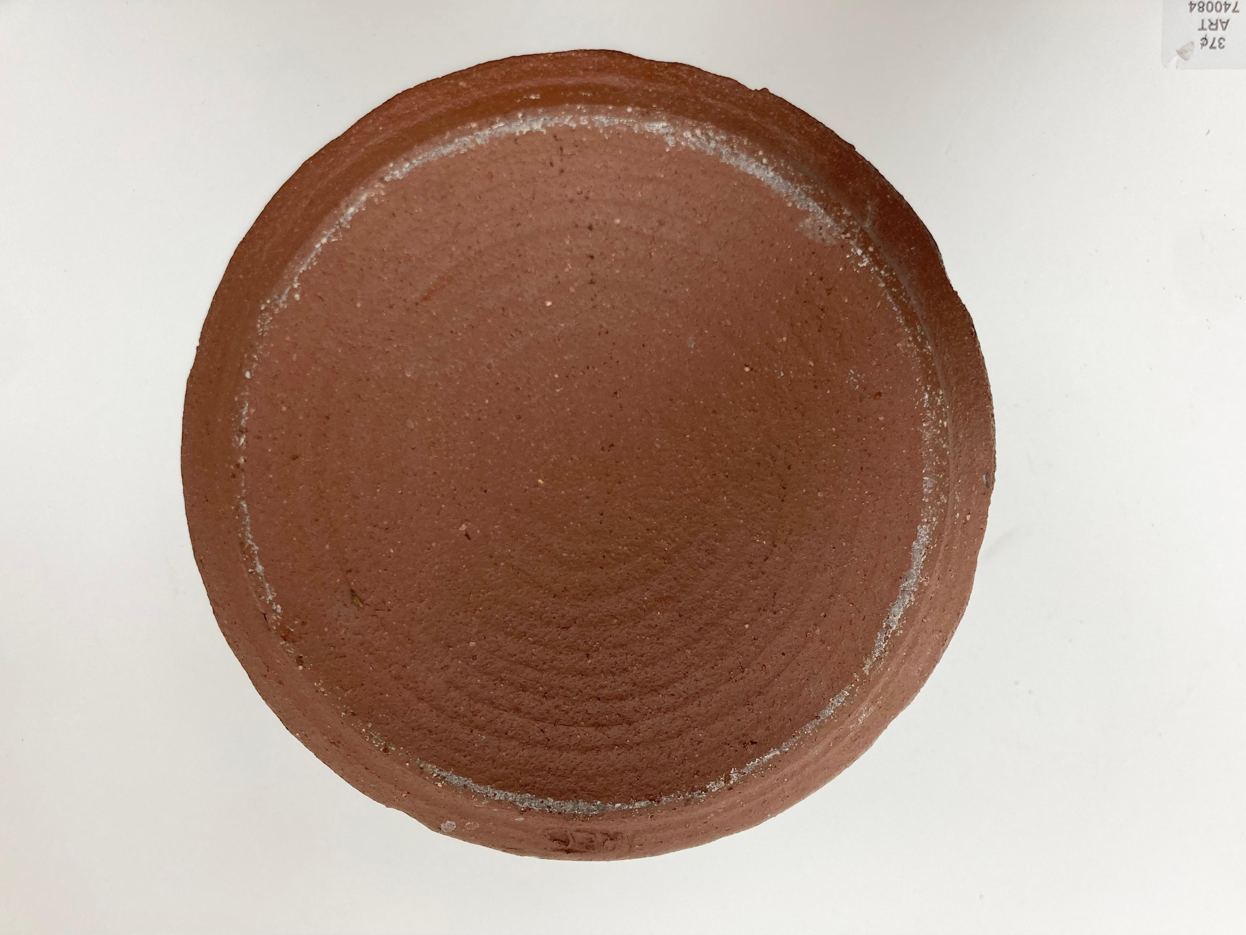 Recipiente de cerámica Studio Pottery con forma de jarra de agua japonesa Estadounidense en venta