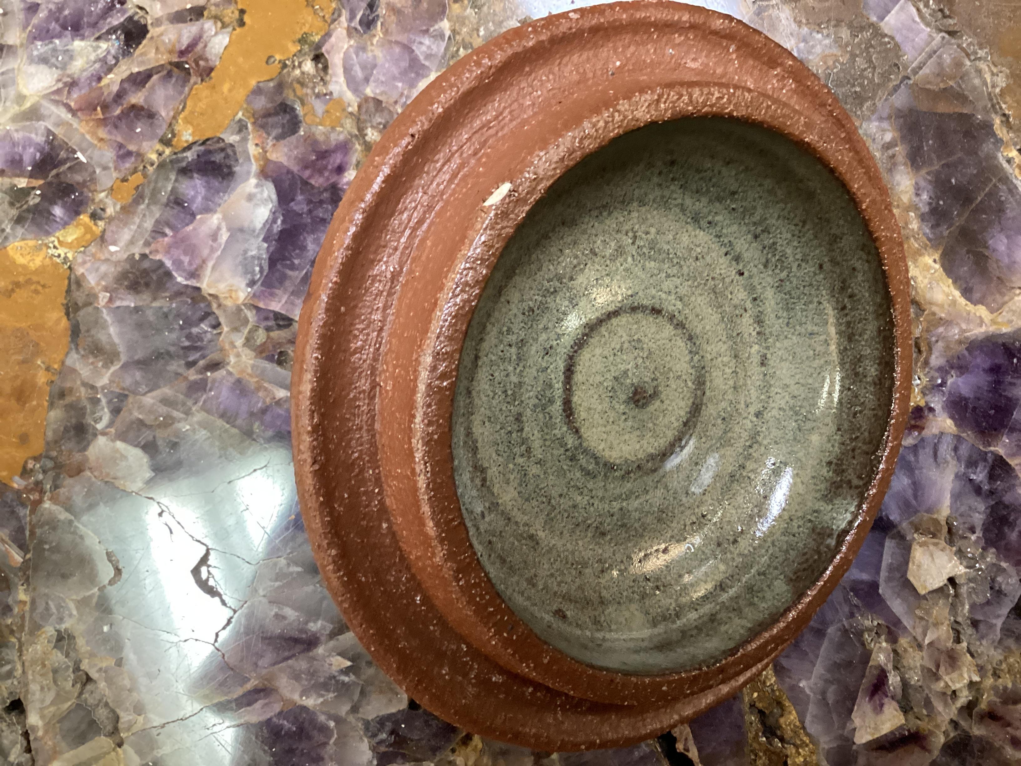 Recipiente de cerámica Studio Pottery con forma de jarra de agua japonesa Arcilla en venta