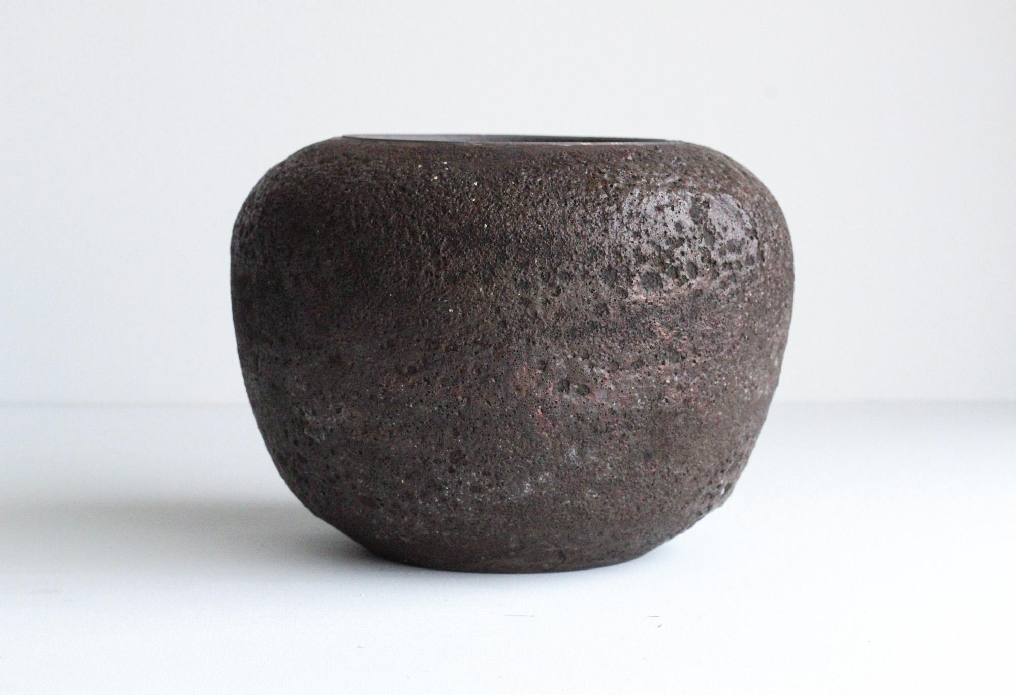 Studio Pottery Vessel Volcanic Glaze 5