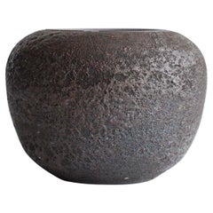 Studio Pottery Vessel Volcanic Glaze